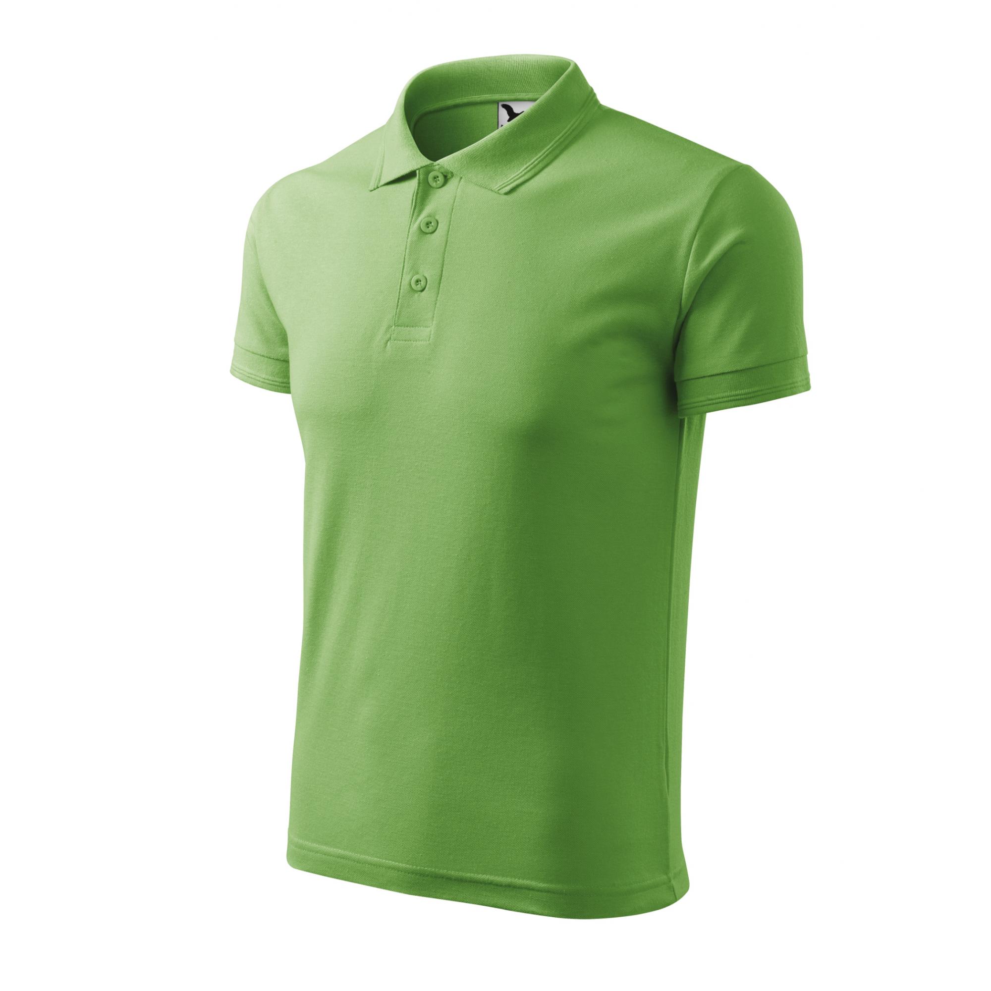 Tricou polo pentru bărbaţi Pique Polo 203 Verde iarba XXL