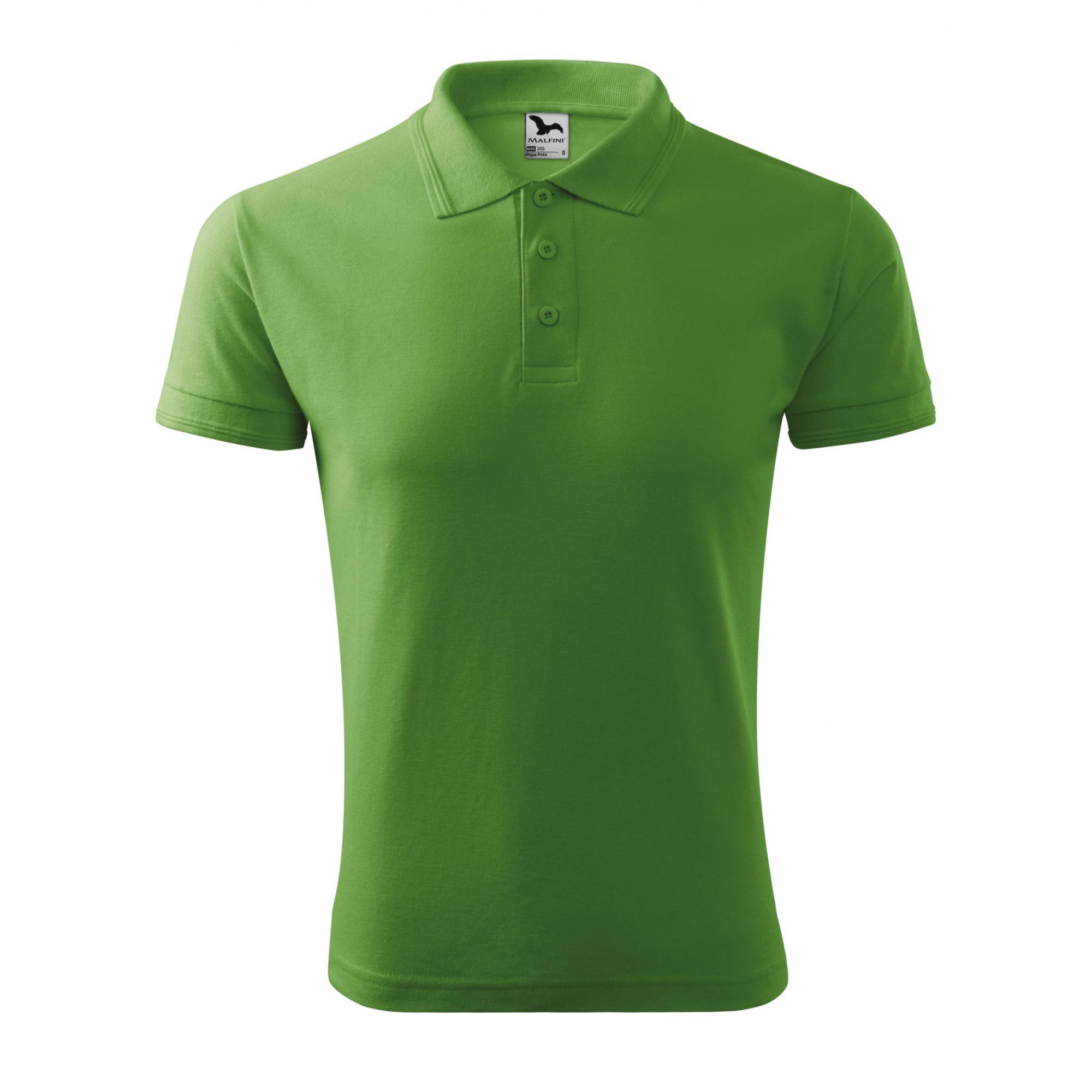 Tricou polo pentru bărbaţi Pique Polo 203 Verde iarba M