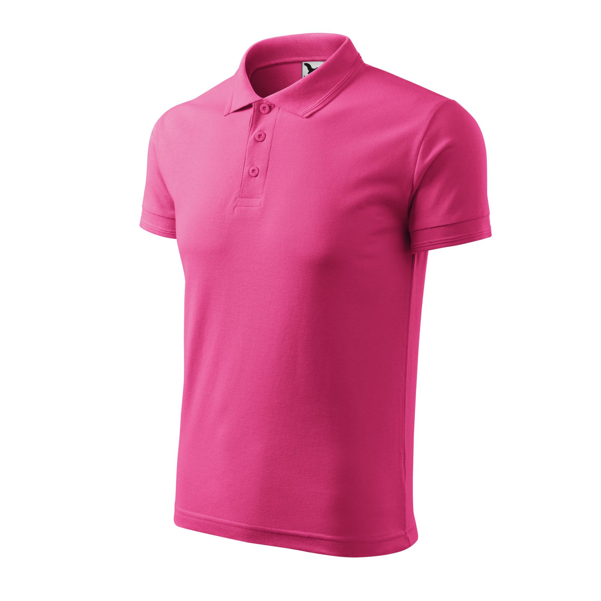 Tricou polo pentru bărbaţi Pique Polo 203 Purpuriu 3XL