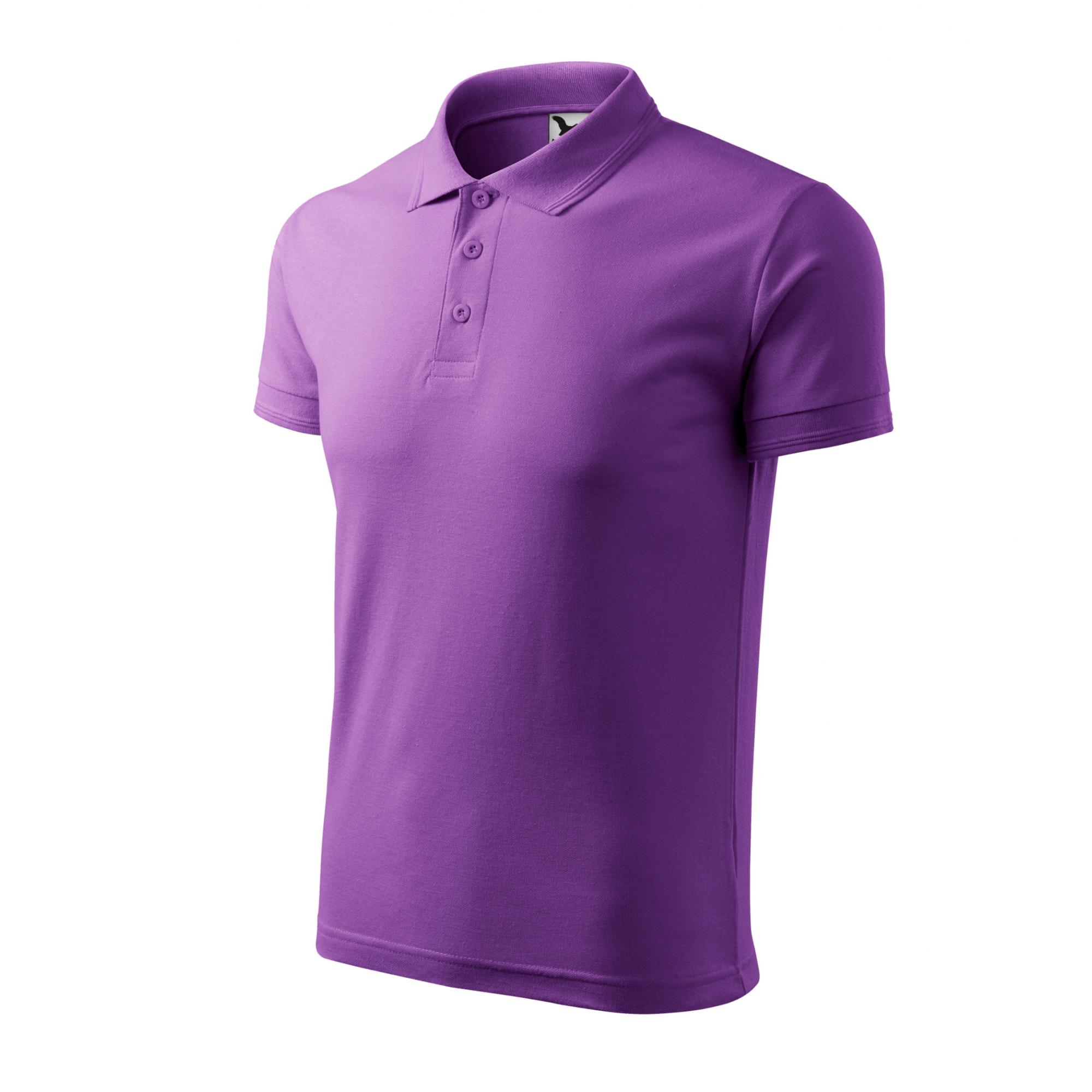 Tricou polo pentru bărbaţi Pique Polo 203 Violet