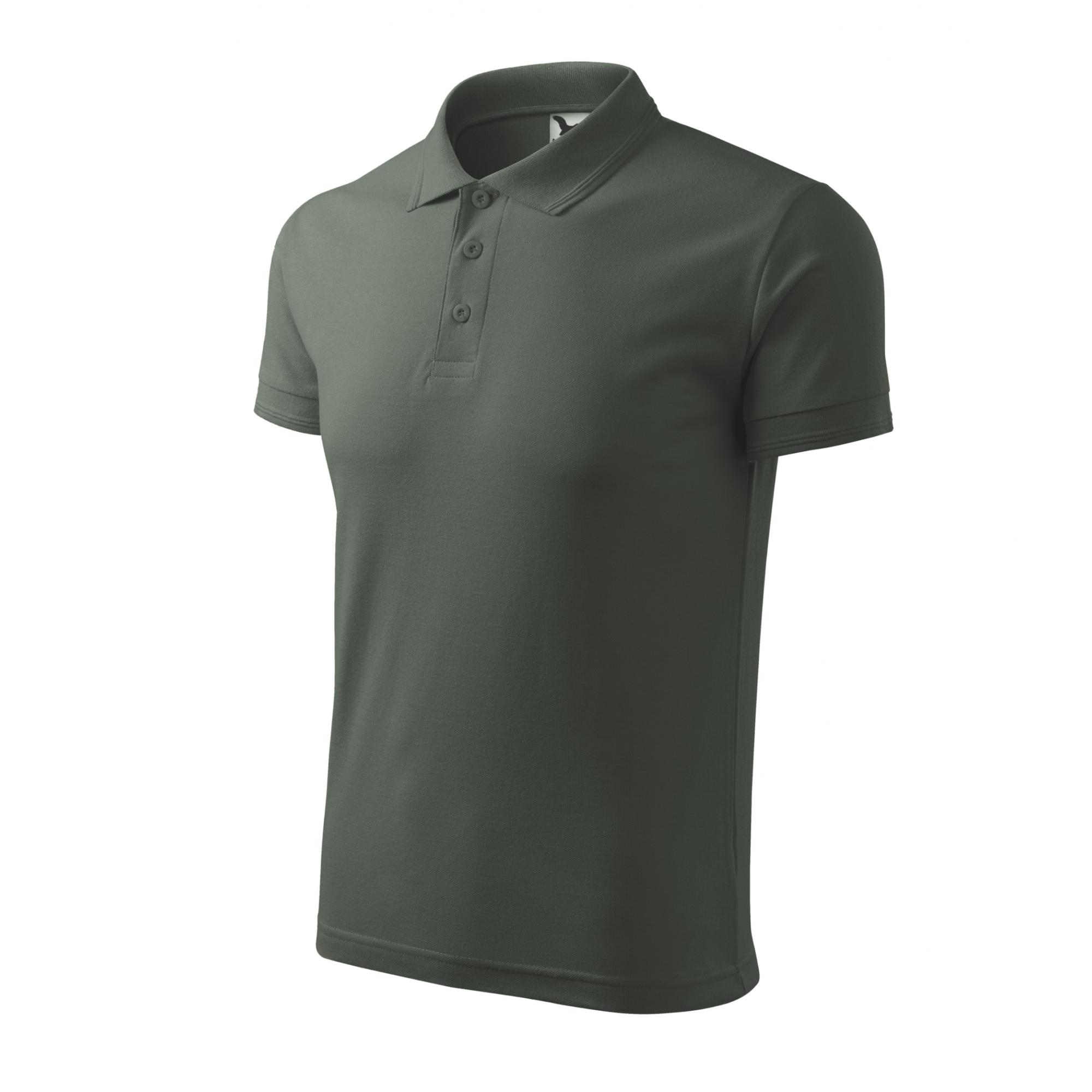 Tricou polo pentru bărbaţi Pique Polo 203 Gri ardezie S