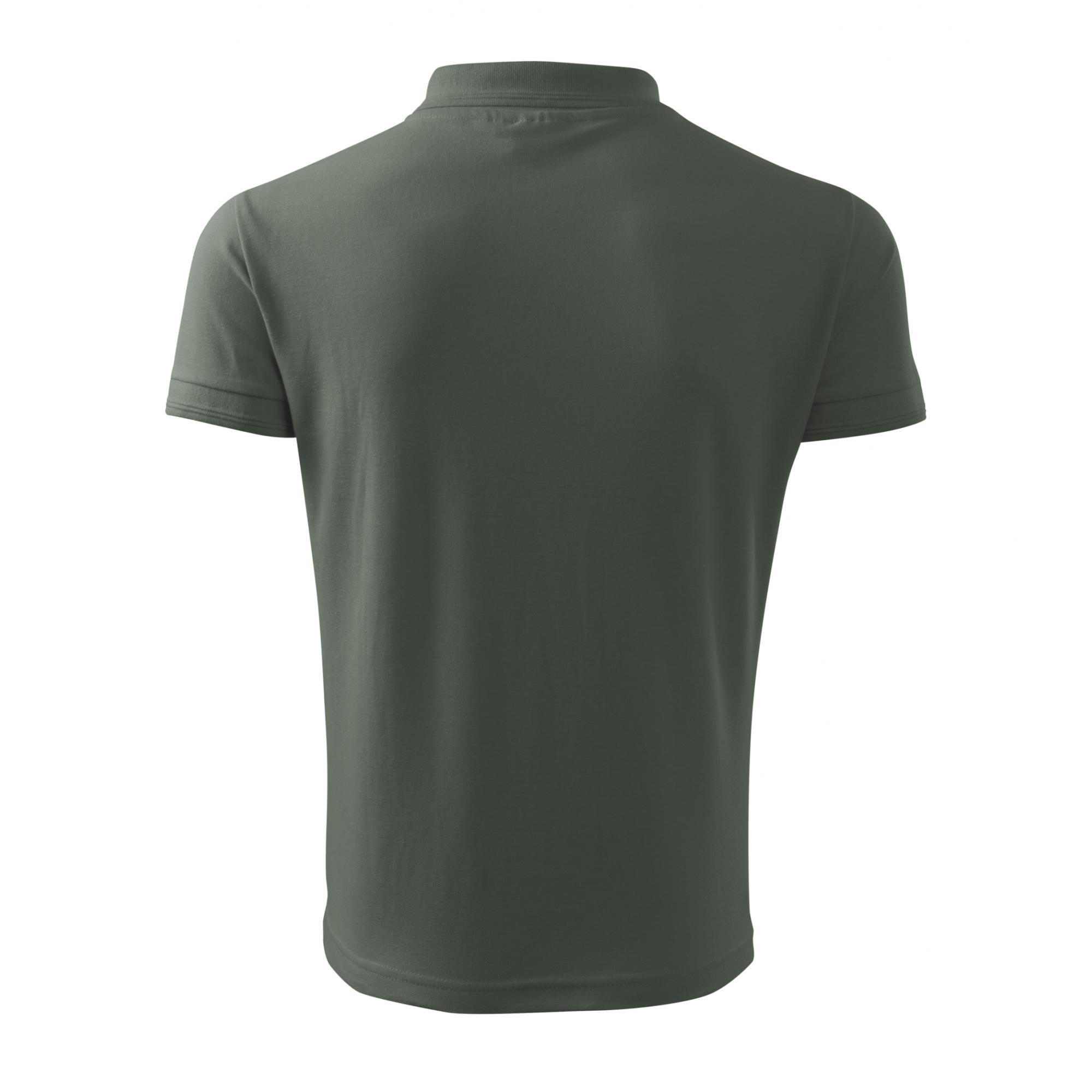Tricou polo pentru bărbaţi Pique Polo 203 Gri ardezie M
