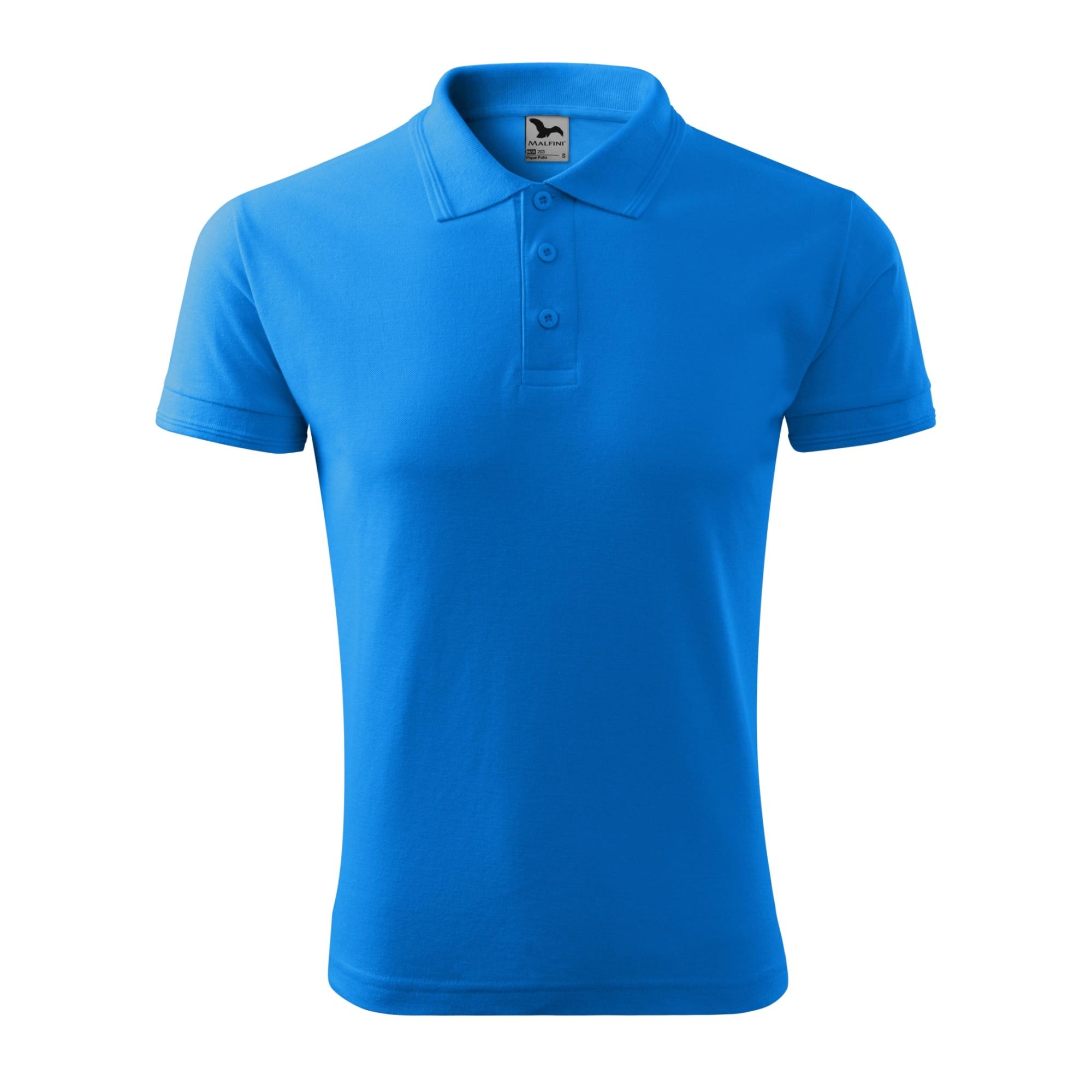 Tricou polo pentru bărbaţi Pique Polo 203 Snorkel blue L