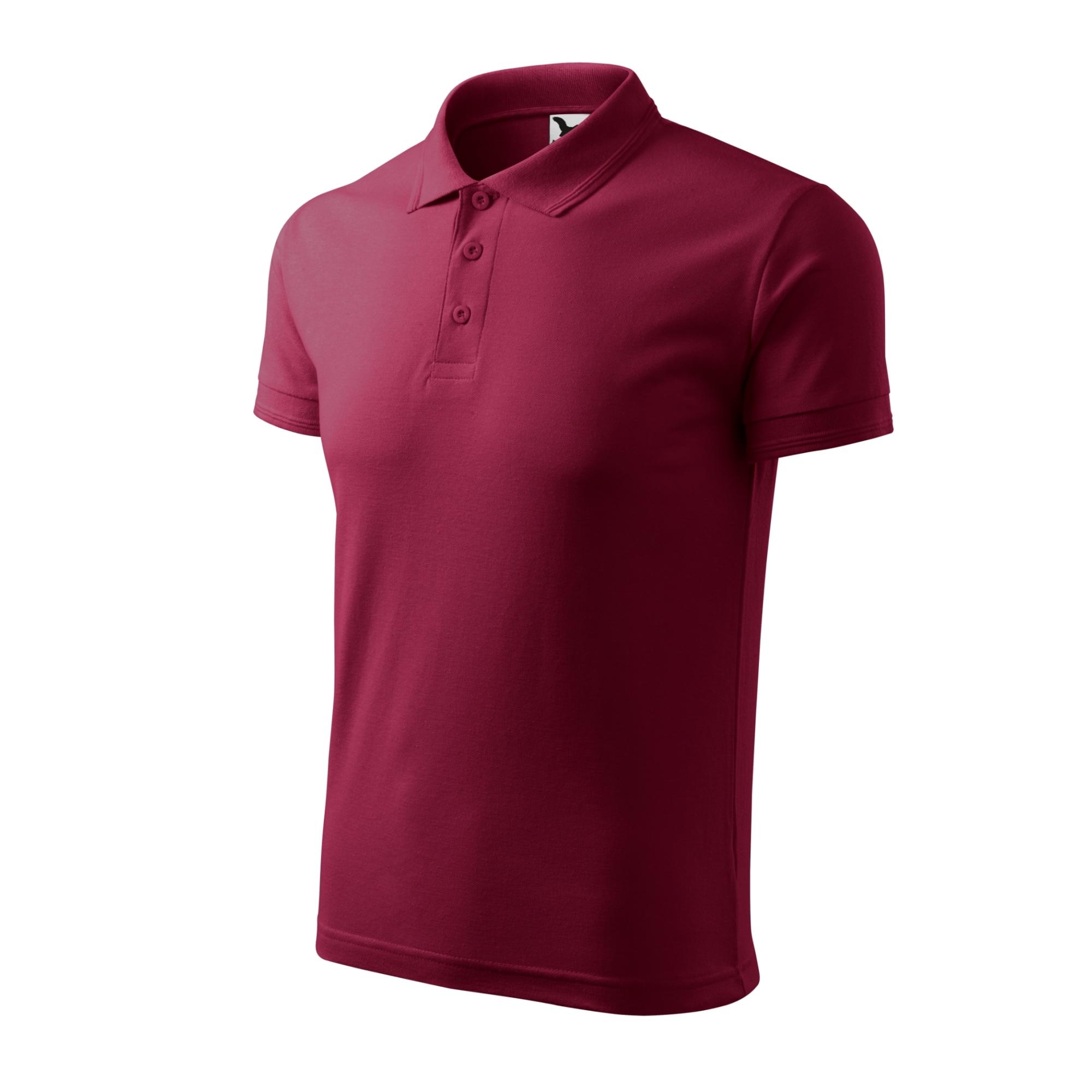 Tricou polo pentru bărbaţi Pique Polo 203 Garnet 3XL