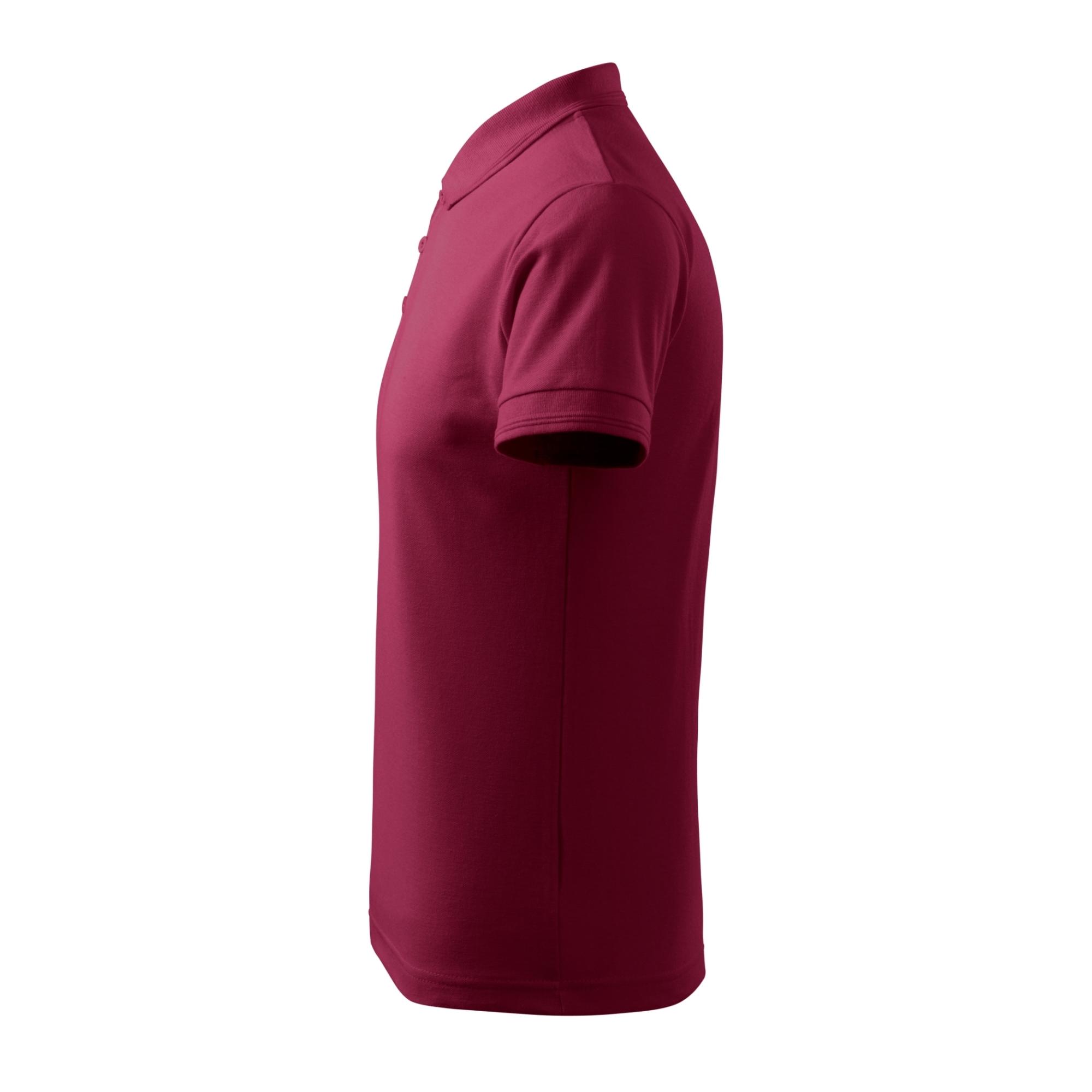 Tricou polo pentru bărbaţi Pique Polo 203 Garnet M