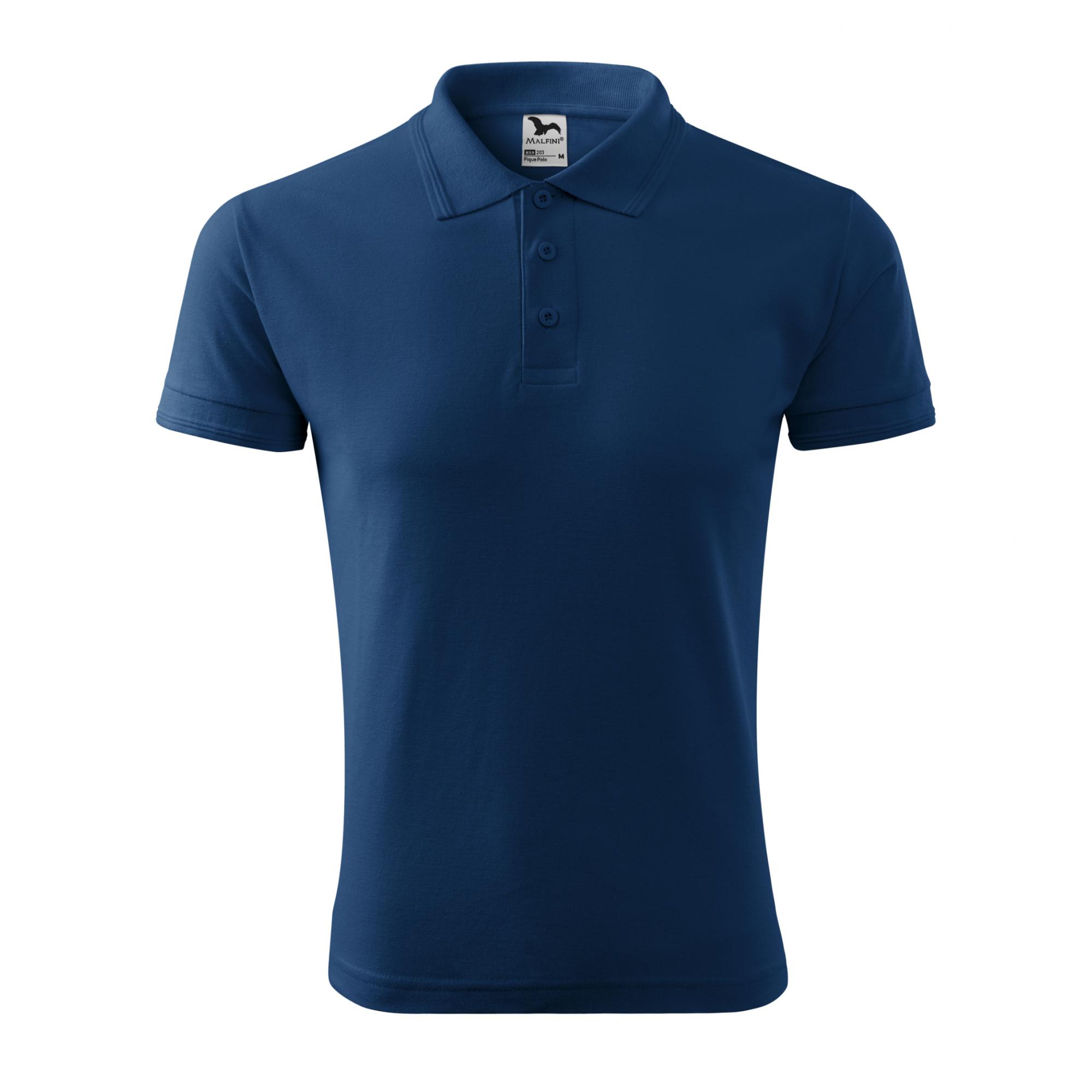 Tricou polo pentru bărbaţi Pique Polo 203 Midnight blue M