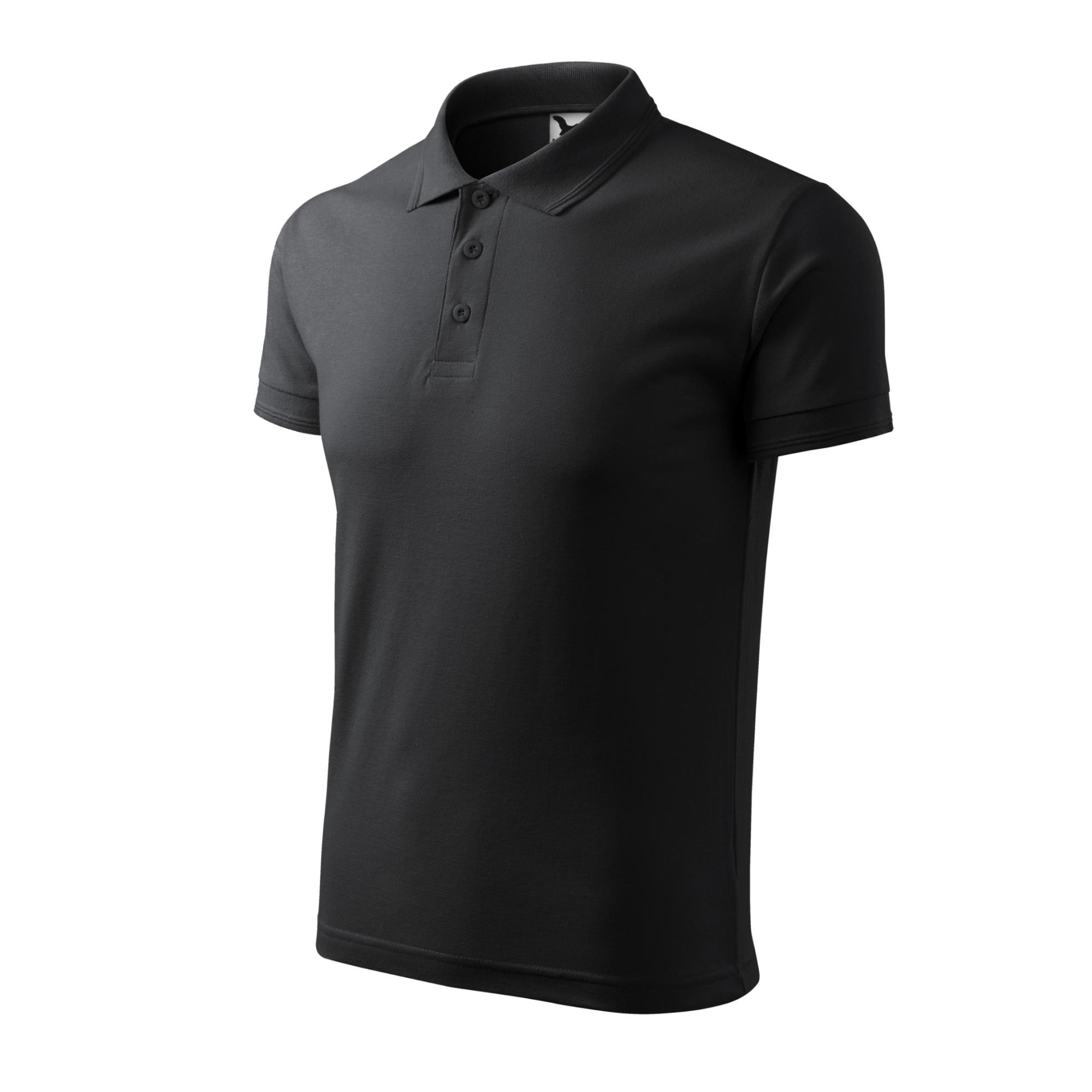 Tricou polo pentru bărbaţi Pique Polo 203 Ebony gray 4XL
