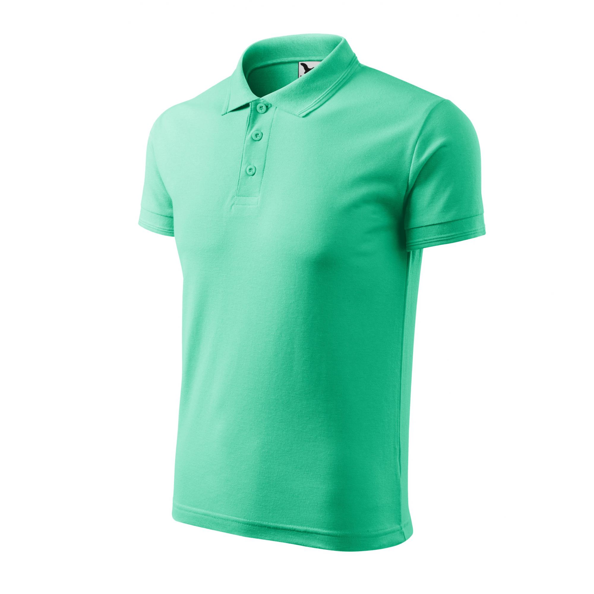 Tricou polo pentru bărbaţi Pique Polo 203 Verde menta XL