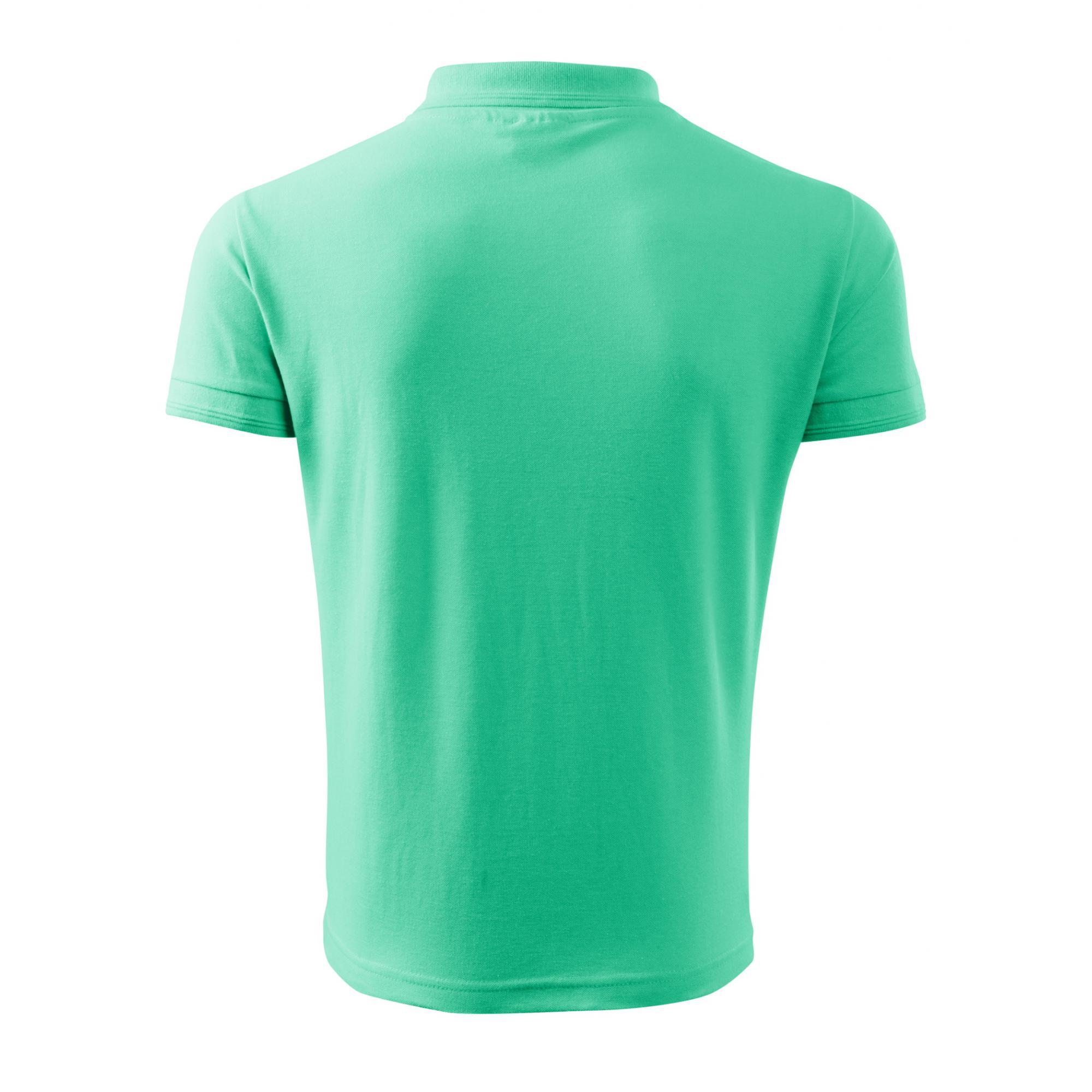 Tricou polo pentru bărbaţi Pique Polo 203 Verde menta M