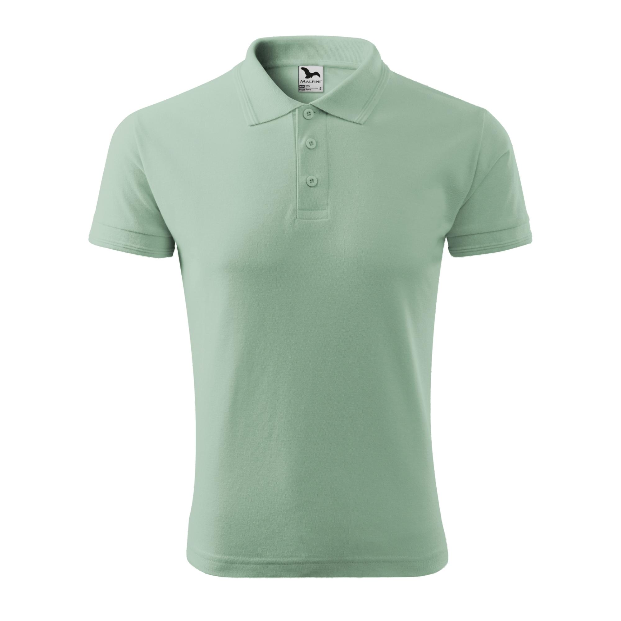 Tricou polo pentru bărbaţi Pique Polo 203 sage L