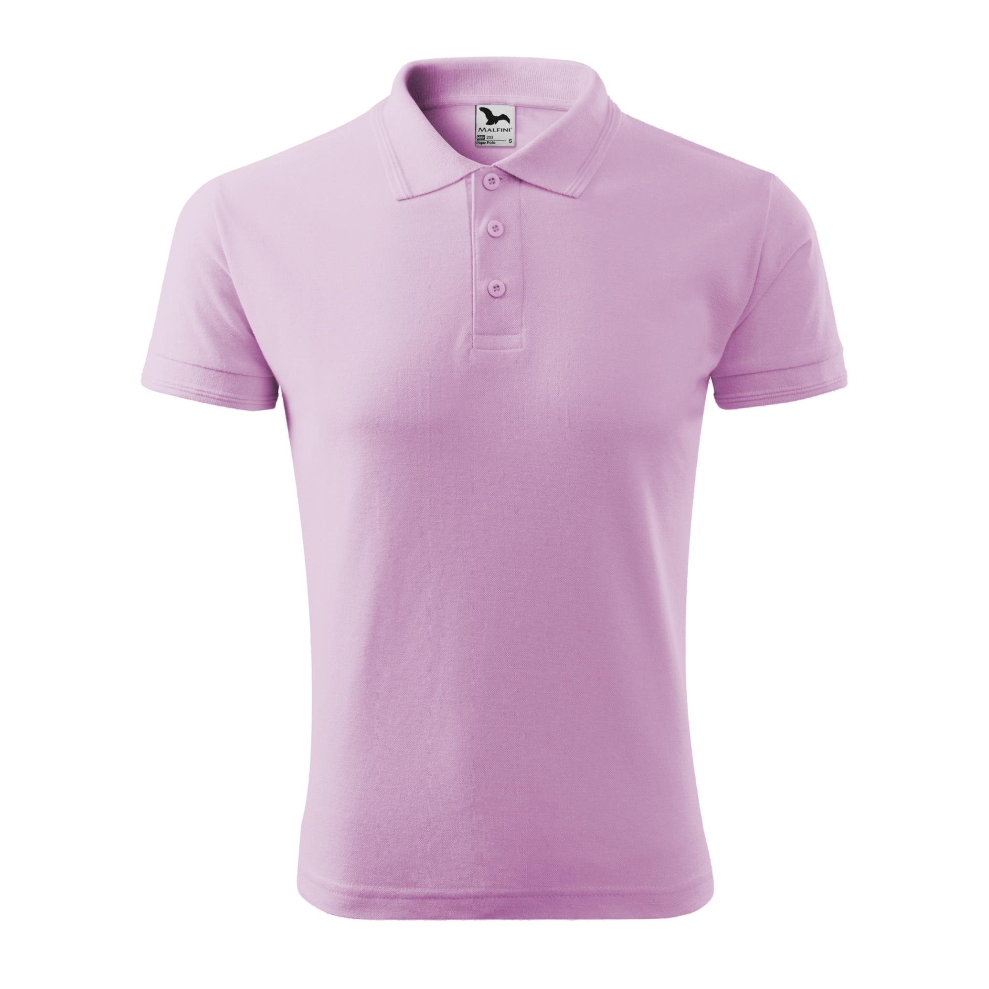 Tricou polo pentru bărbaţi Pique Polo 203 orchid L