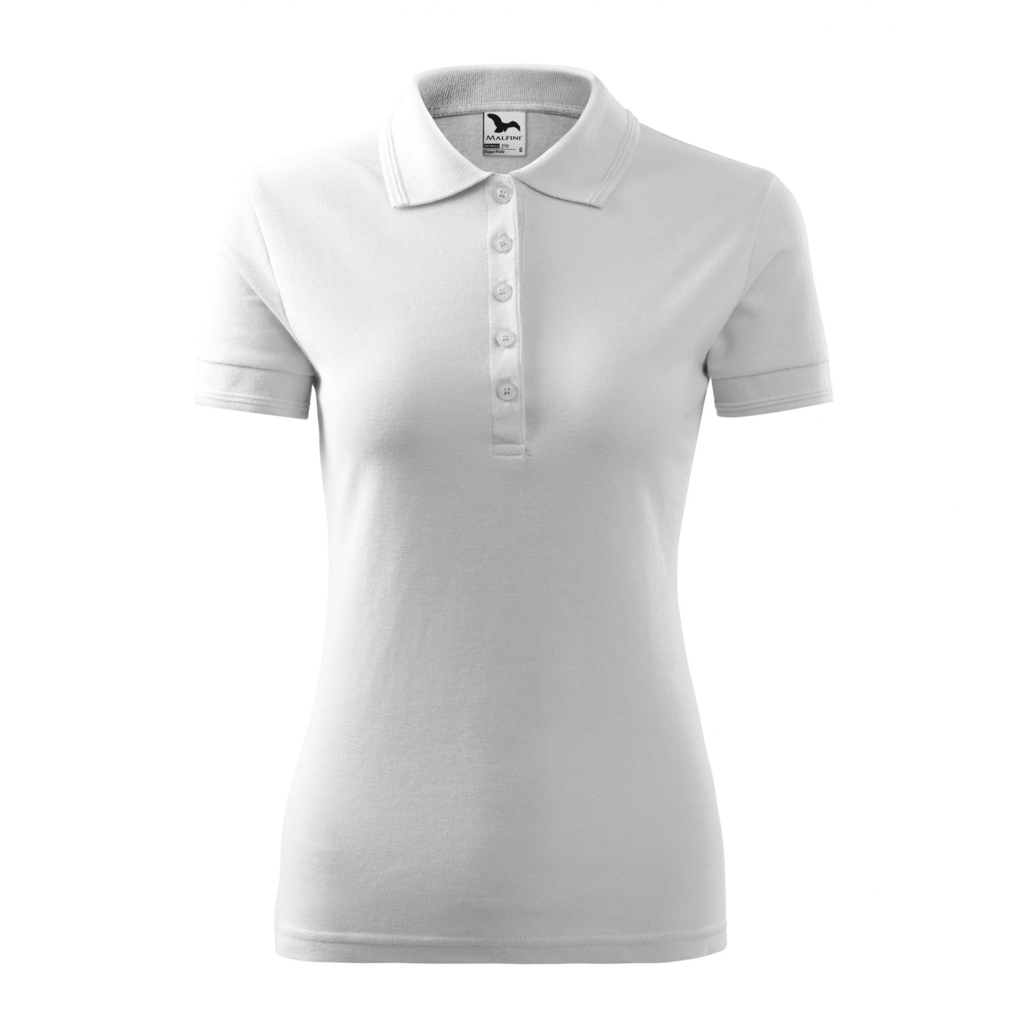 Tricou polo pentru damă Pique Polo 210 Alb S