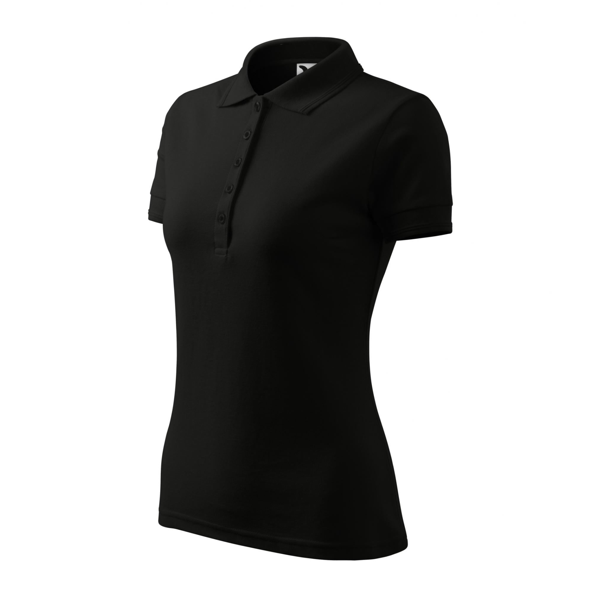 Tricou polo pentru damă Pique Polo 210 Negru 3XL