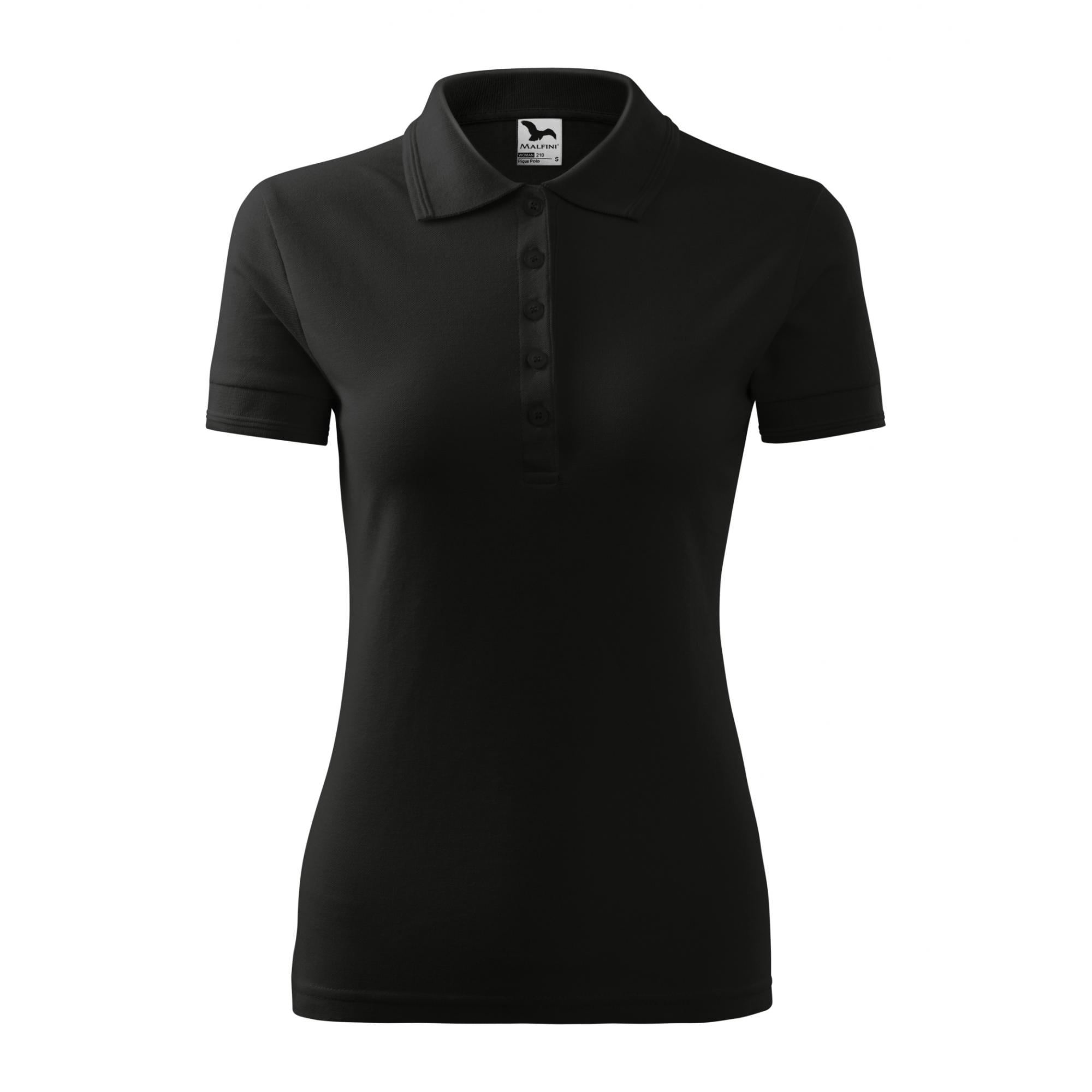 Tricou polo pentru damă Pique Polo 210 Negru L