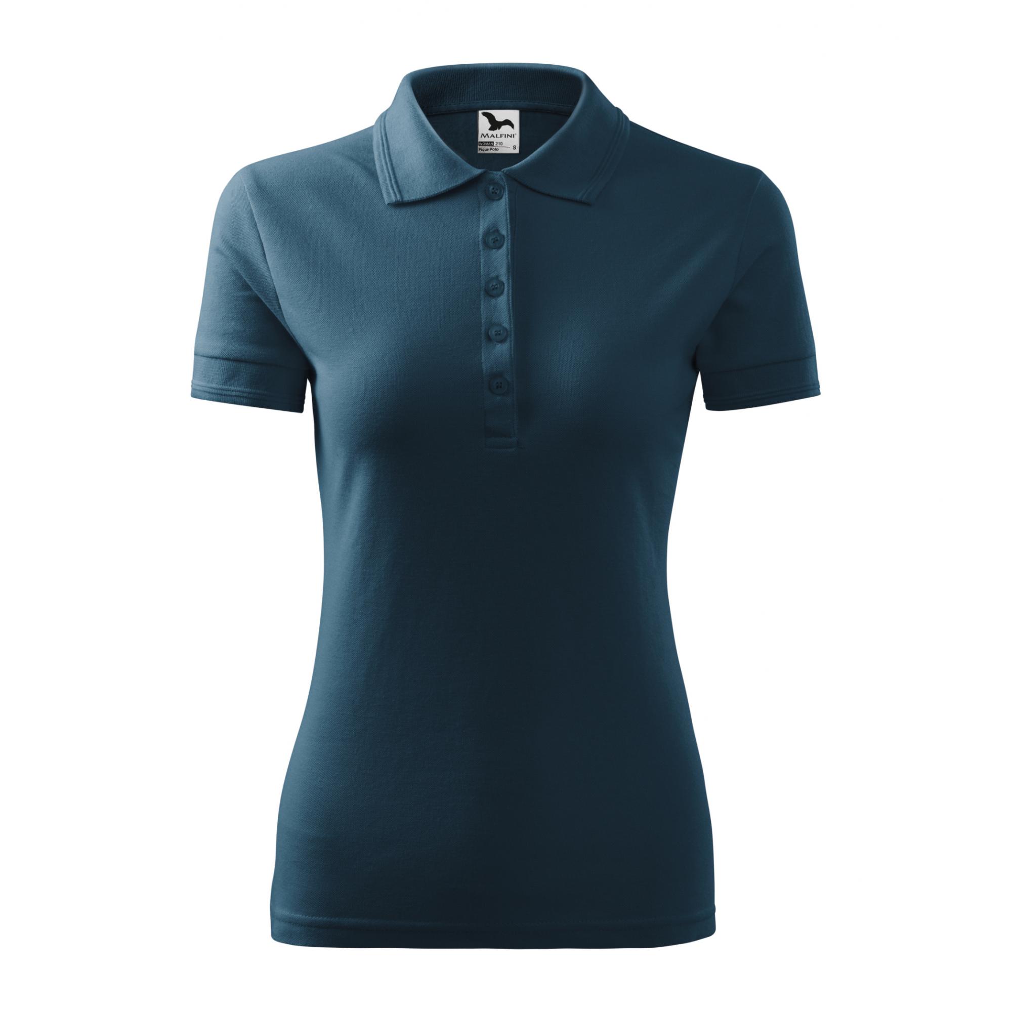 Tricou polo pentru damă Pique Polo 210 Albastru marin L