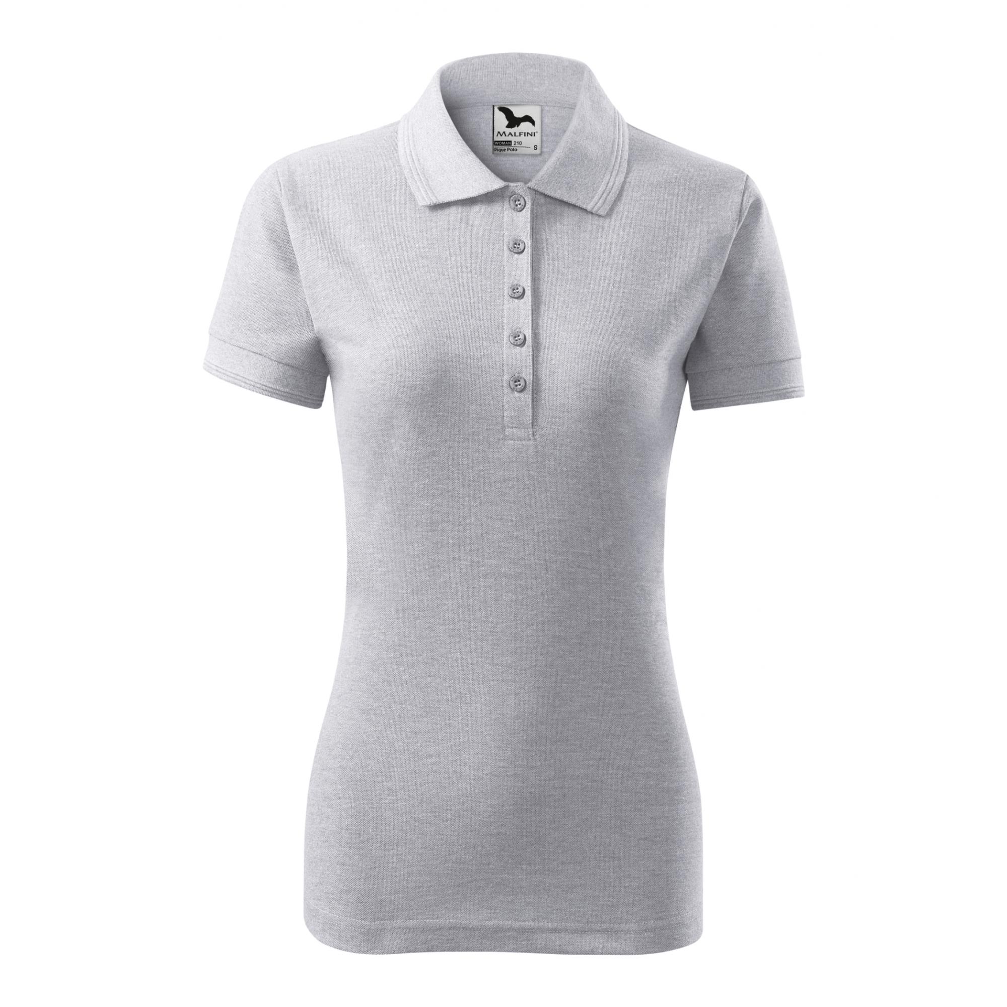 Tricou polo pentru damă Pique Polo 210 Gri deschis XL