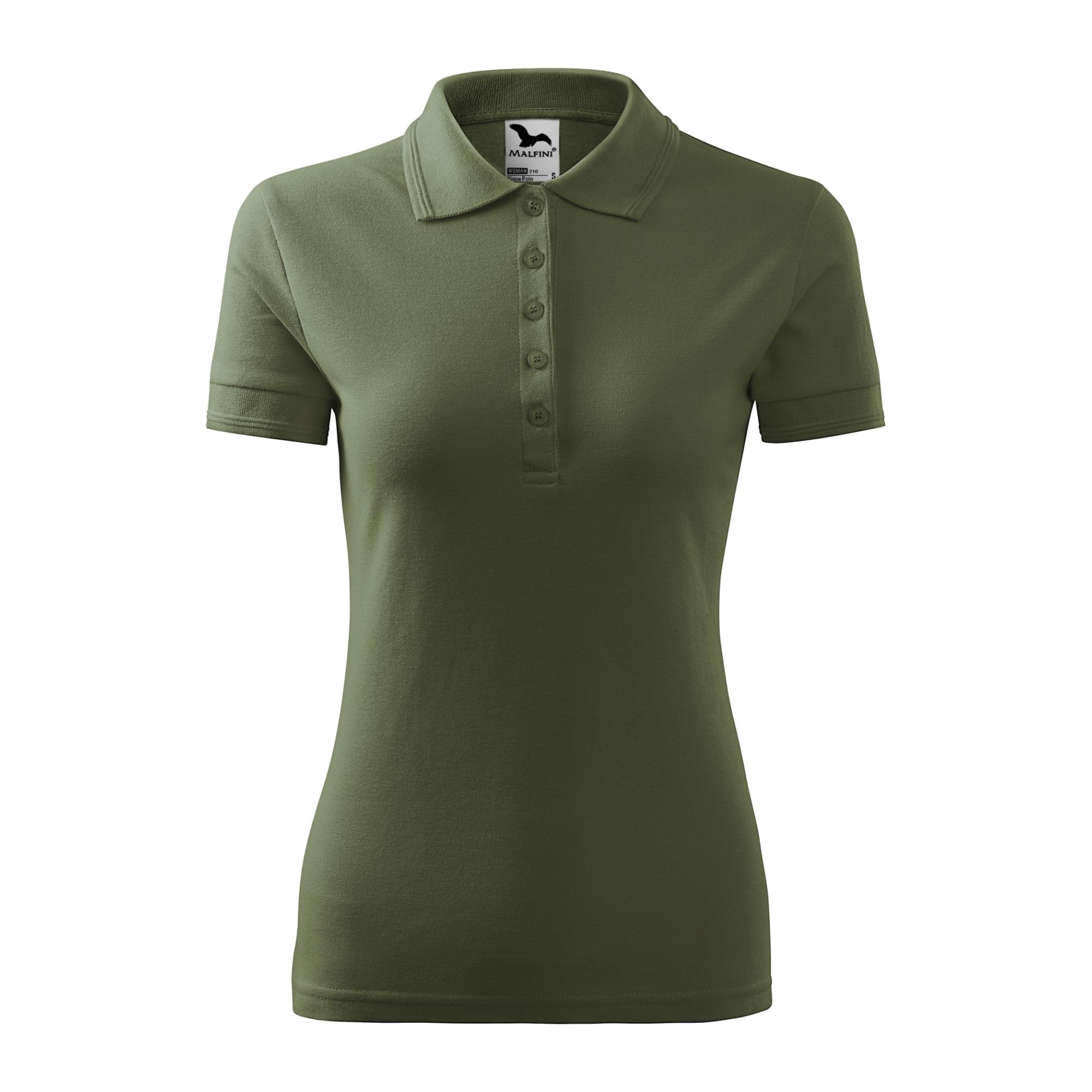 Tricou polo pentru damă Pique Polo 210 Khaki XL