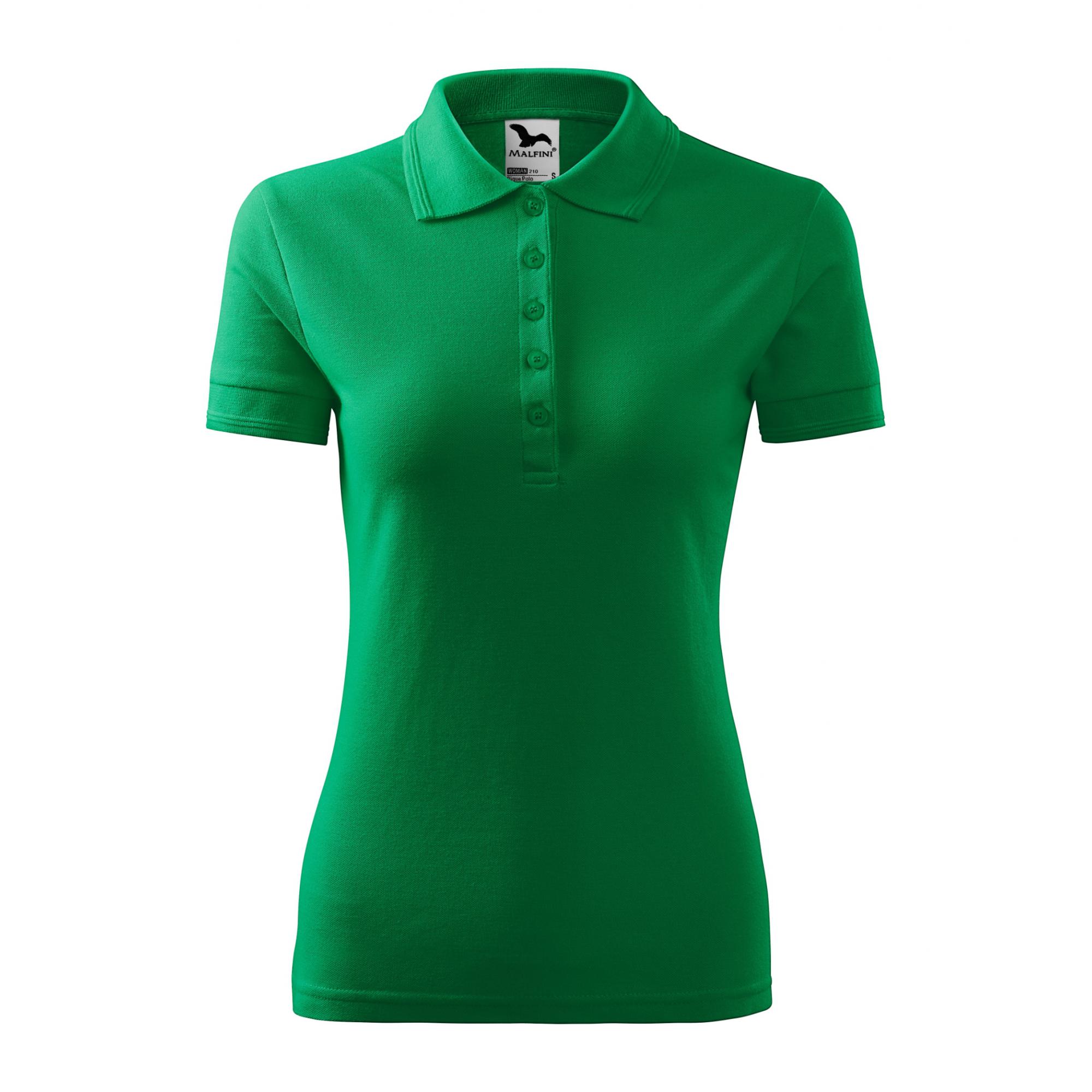 Tricou polo pentru damă Pique Polo 210 Verde mediu M