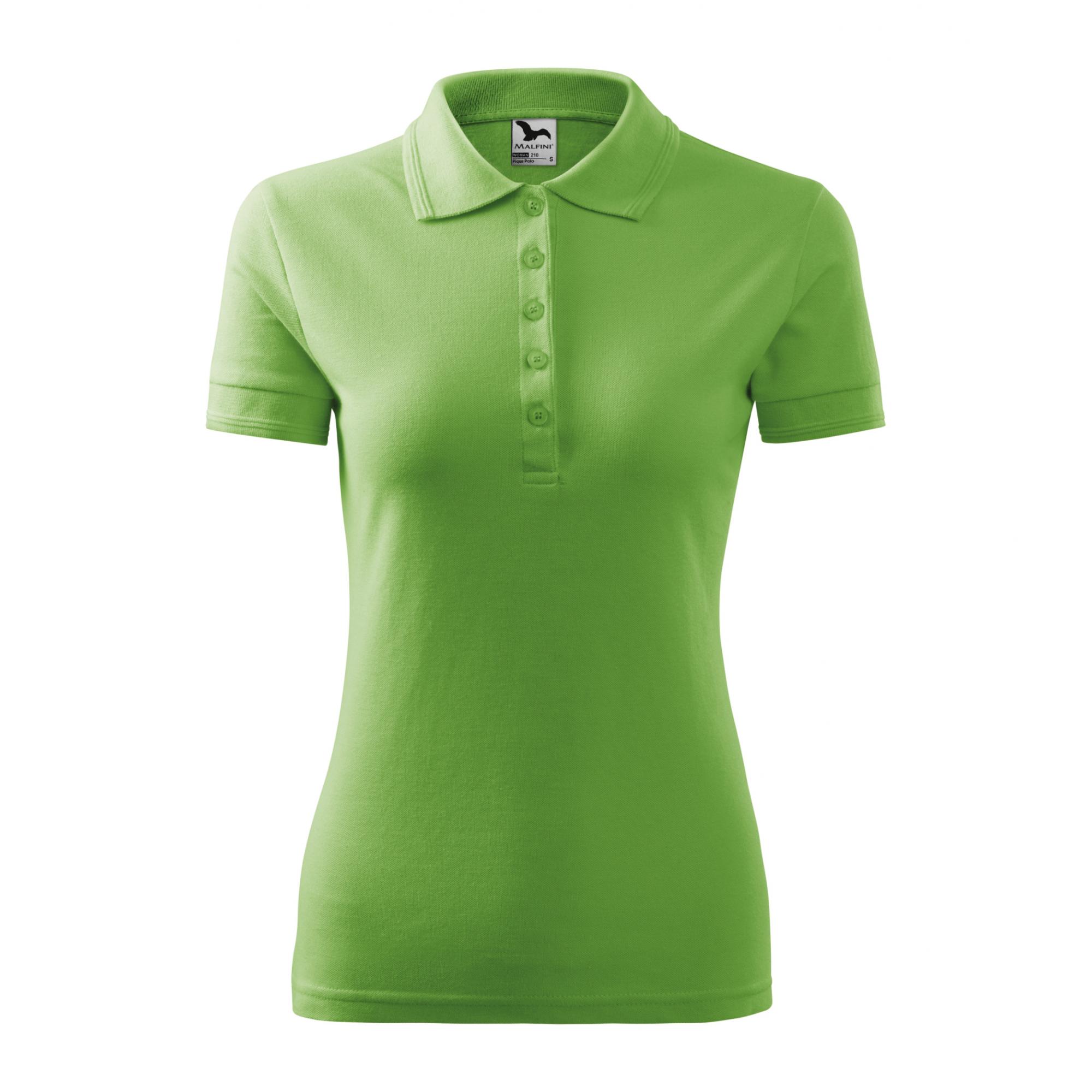 Tricou polo pentru damă Pique Polo 210 Verde iarba XS