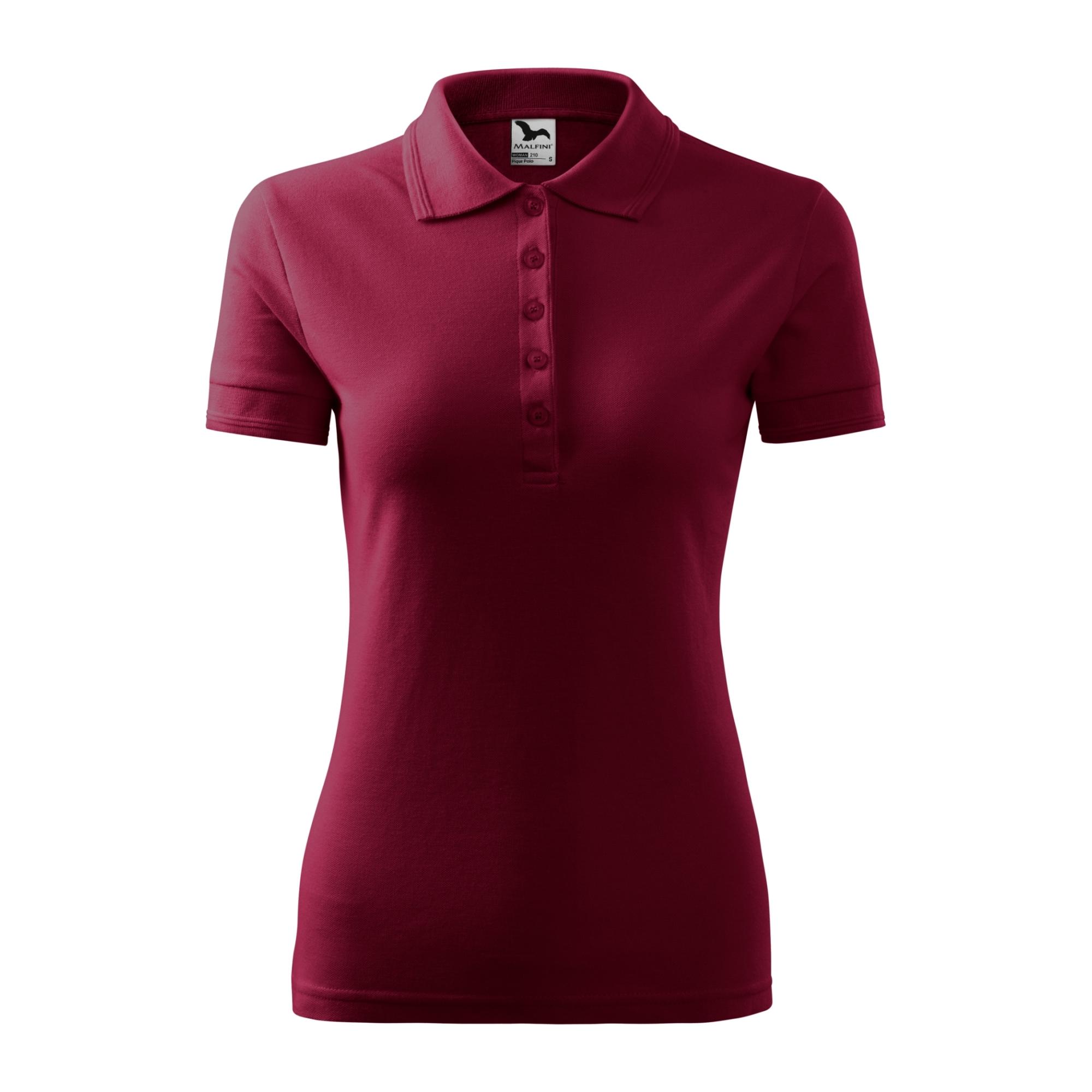 Tricou polo pentru damă Pique Polo 210 Garnet L