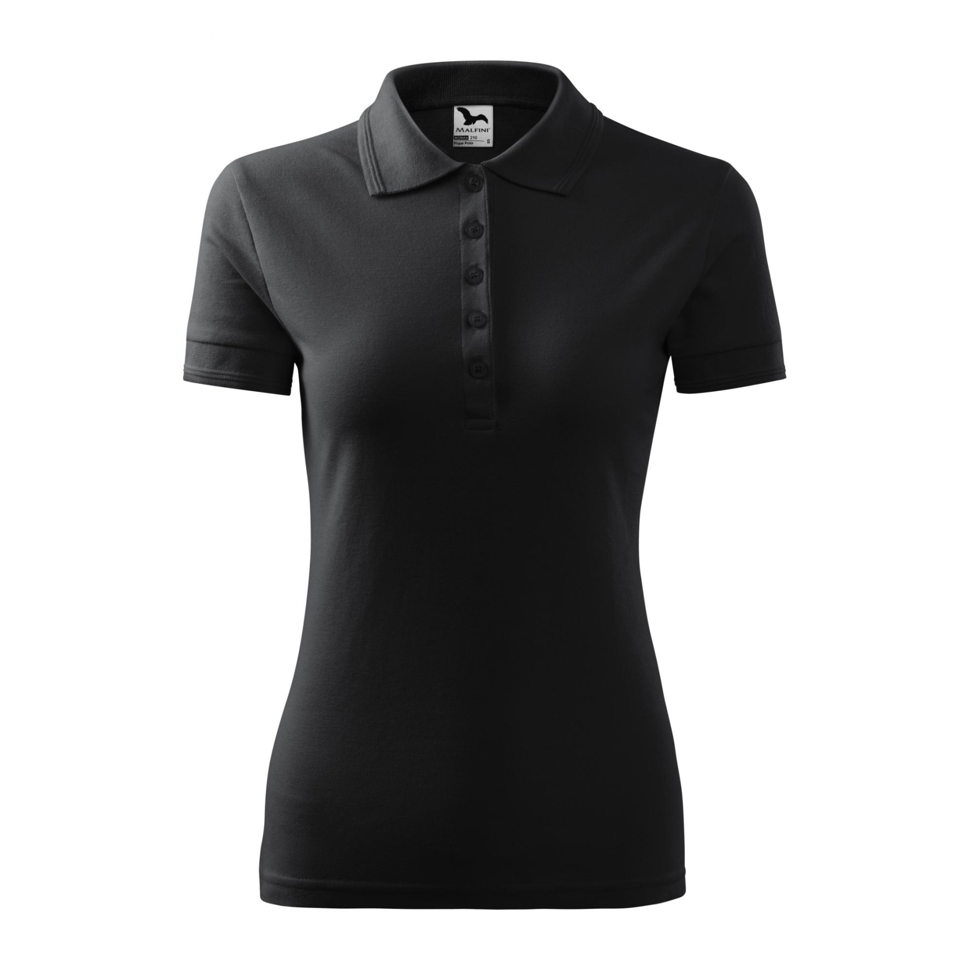 Tricou polo pentru damă Pique Polo 210 Ebony gray L