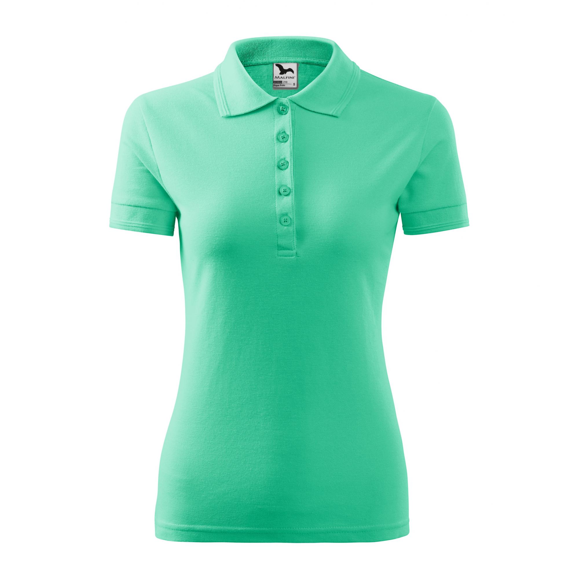 Tricou polo pentru damă Pique Polo 210 Verde menta XL