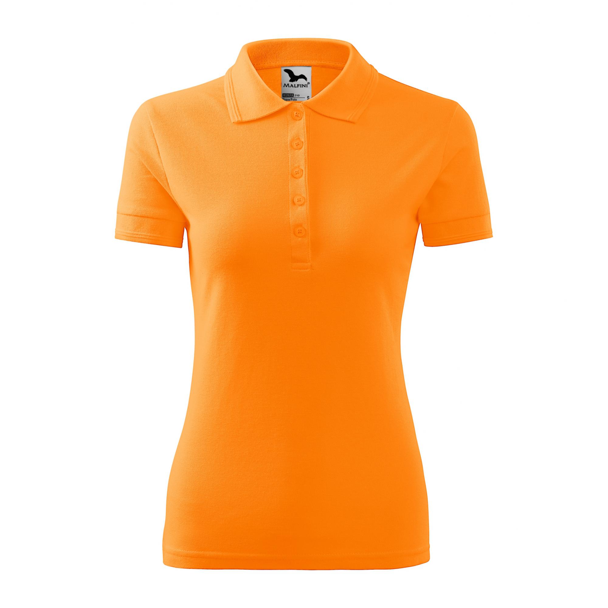 Tricou polo pentru damă Pique Polo 210 Tangerine orange L