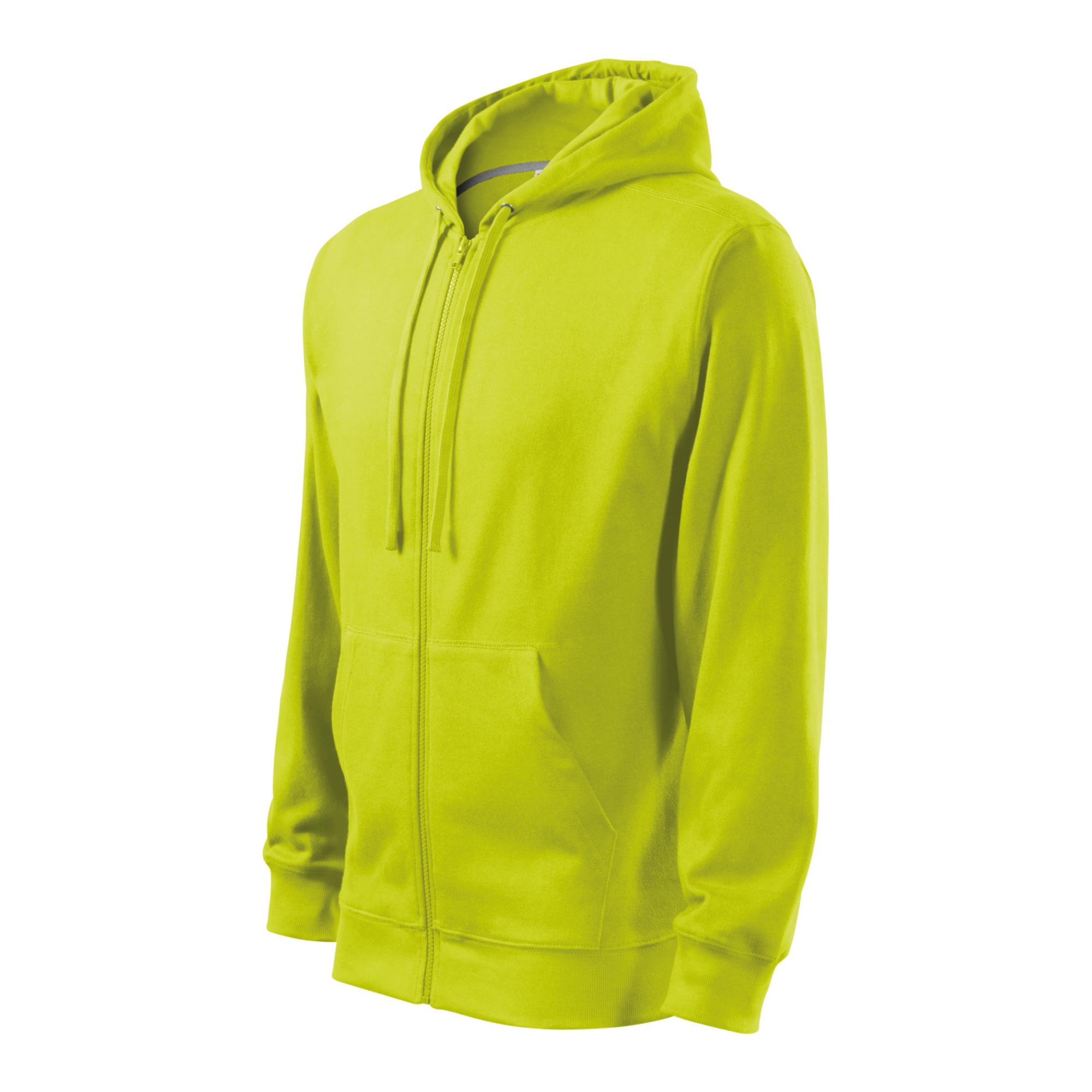 Hanorac pentru bărbaţi Trendy Zipper 410 Lime