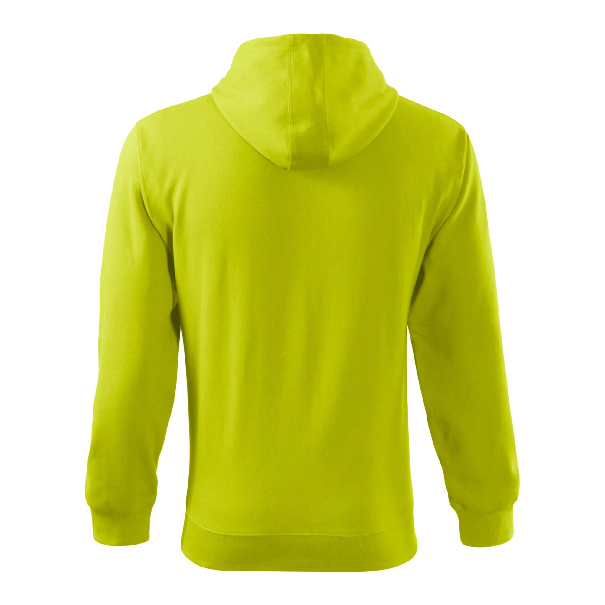 Hanorac pentru bărbaţi Trendy Zipper 410 Lime XXL