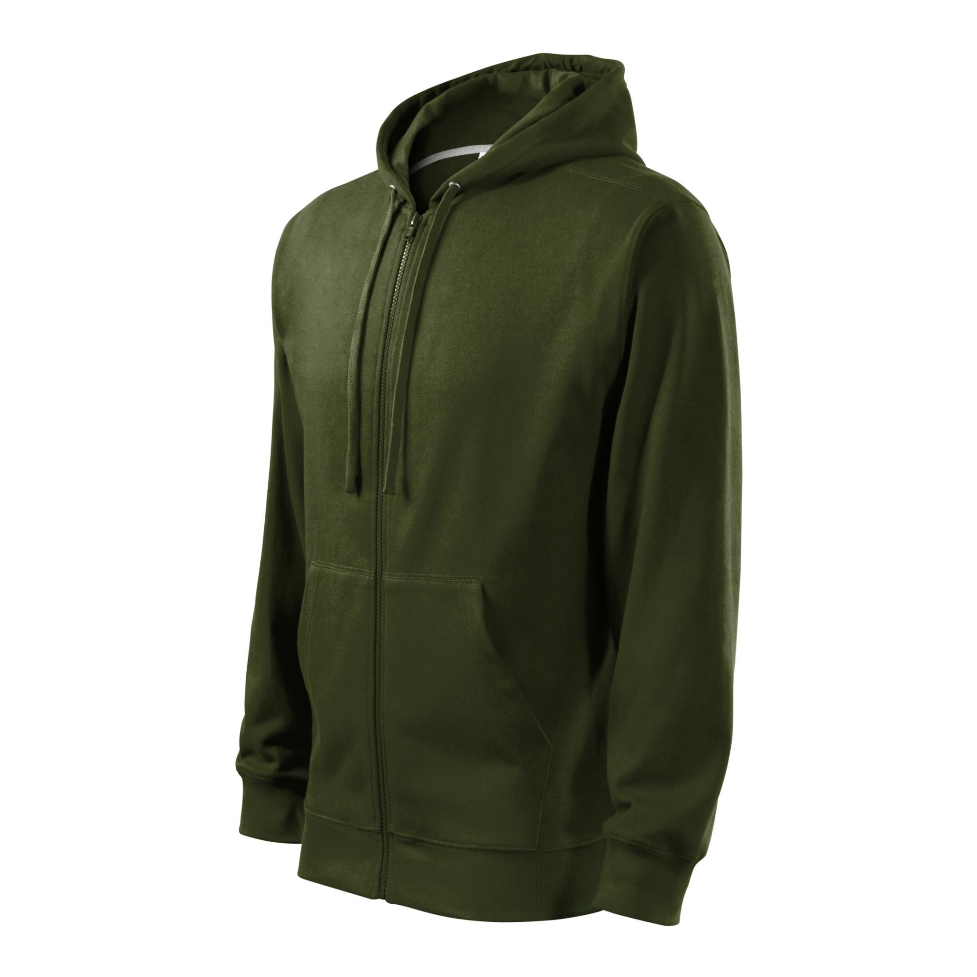 Hanorac pentru bărbaţi Trendy Zipper 410 Military S