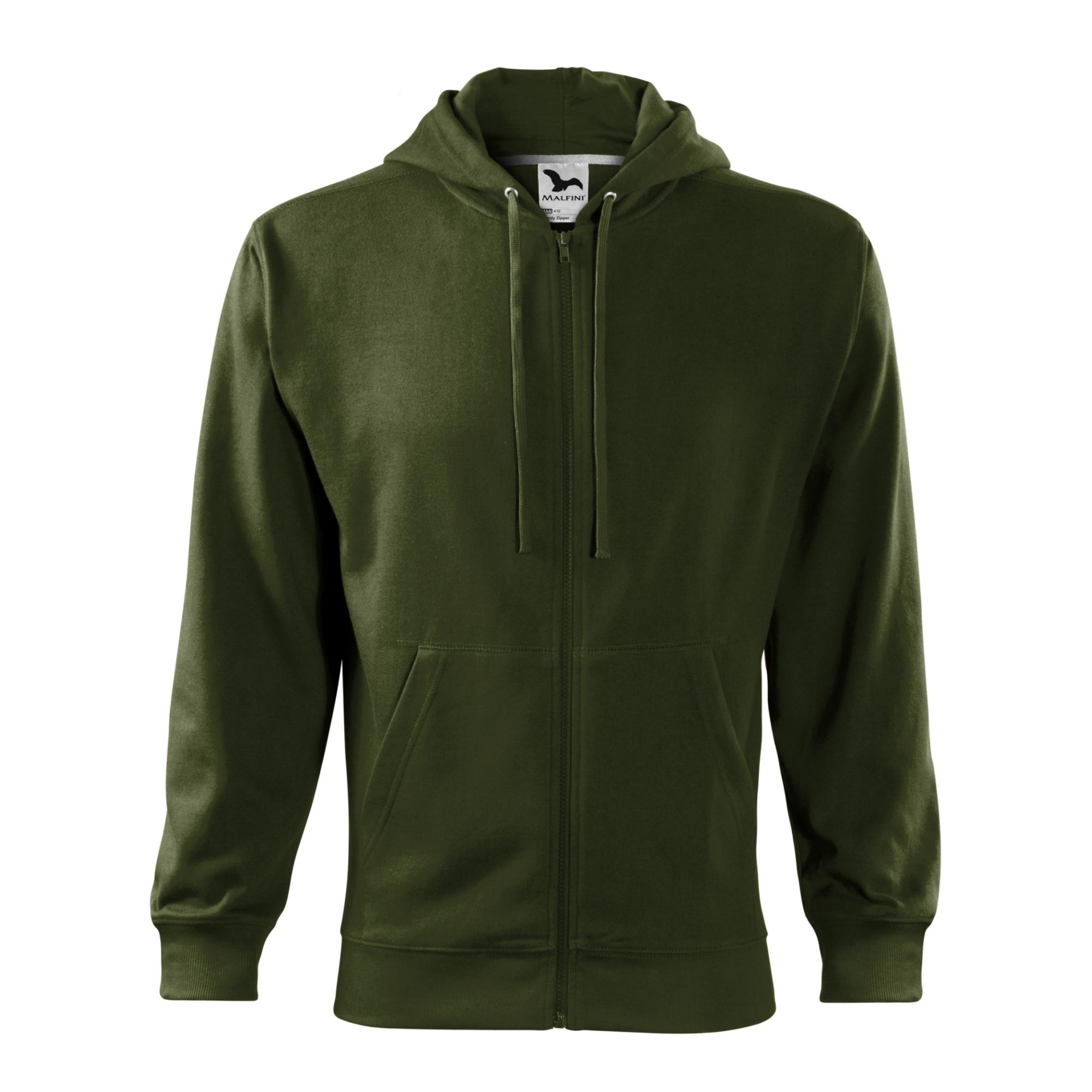 Hanorac pentru bărbaţi Trendy Zipper 410 Military S