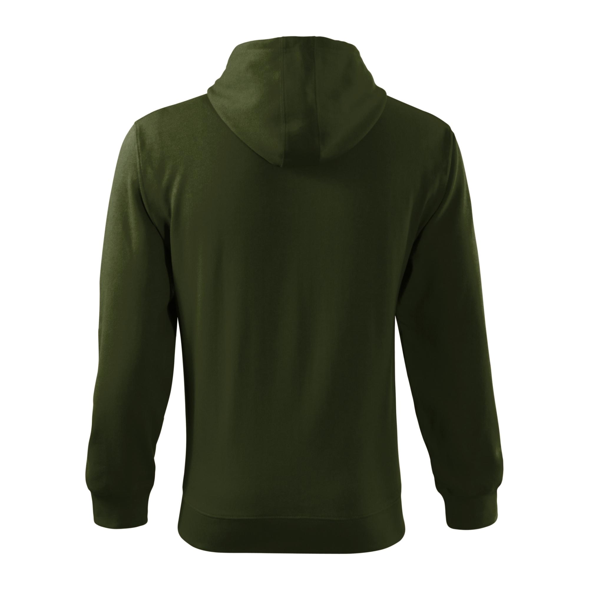 Hanorac pentru bărbaţi Trendy Zipper 410 Military S