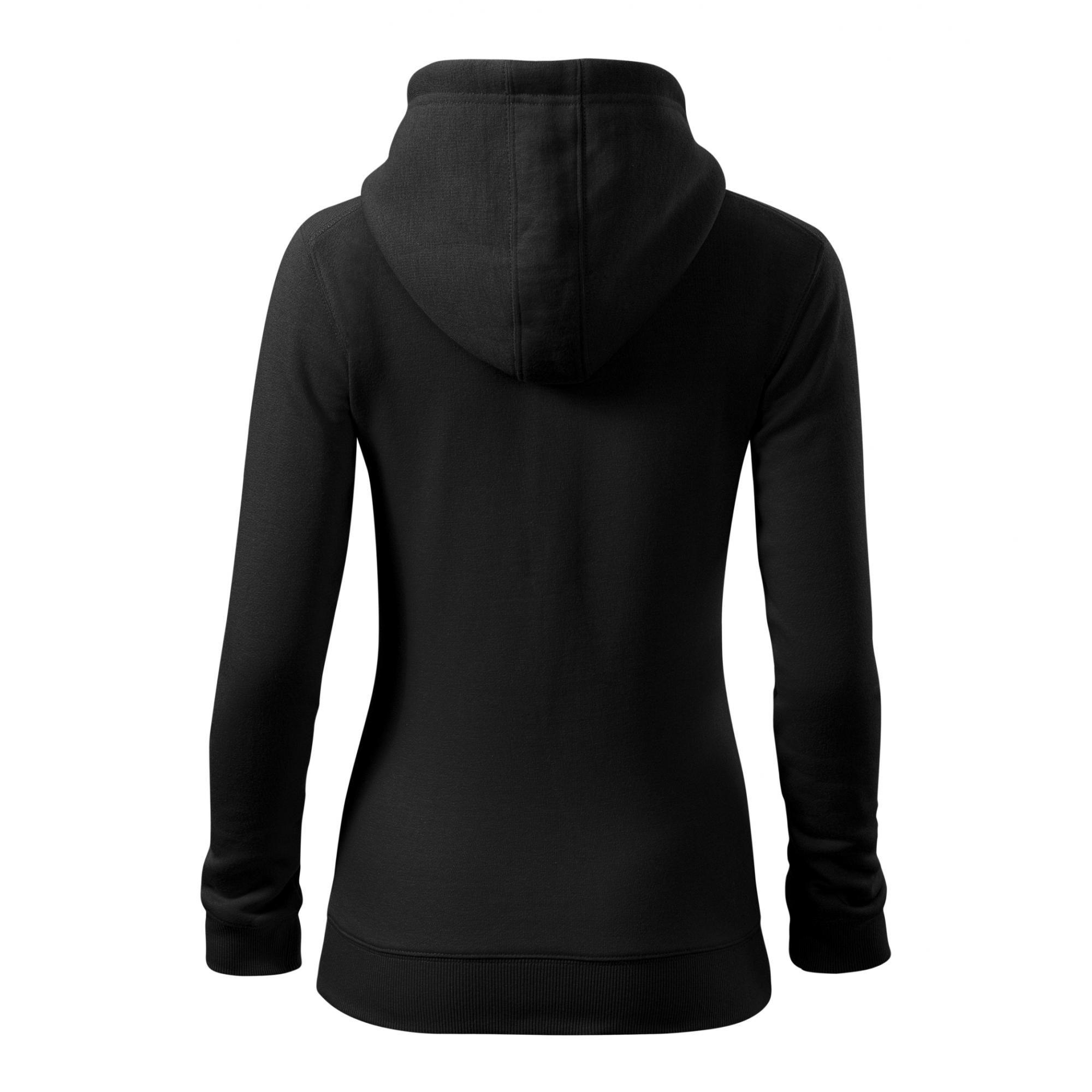 Hanorac pentru damă Trendy Zipper 411 Negru L