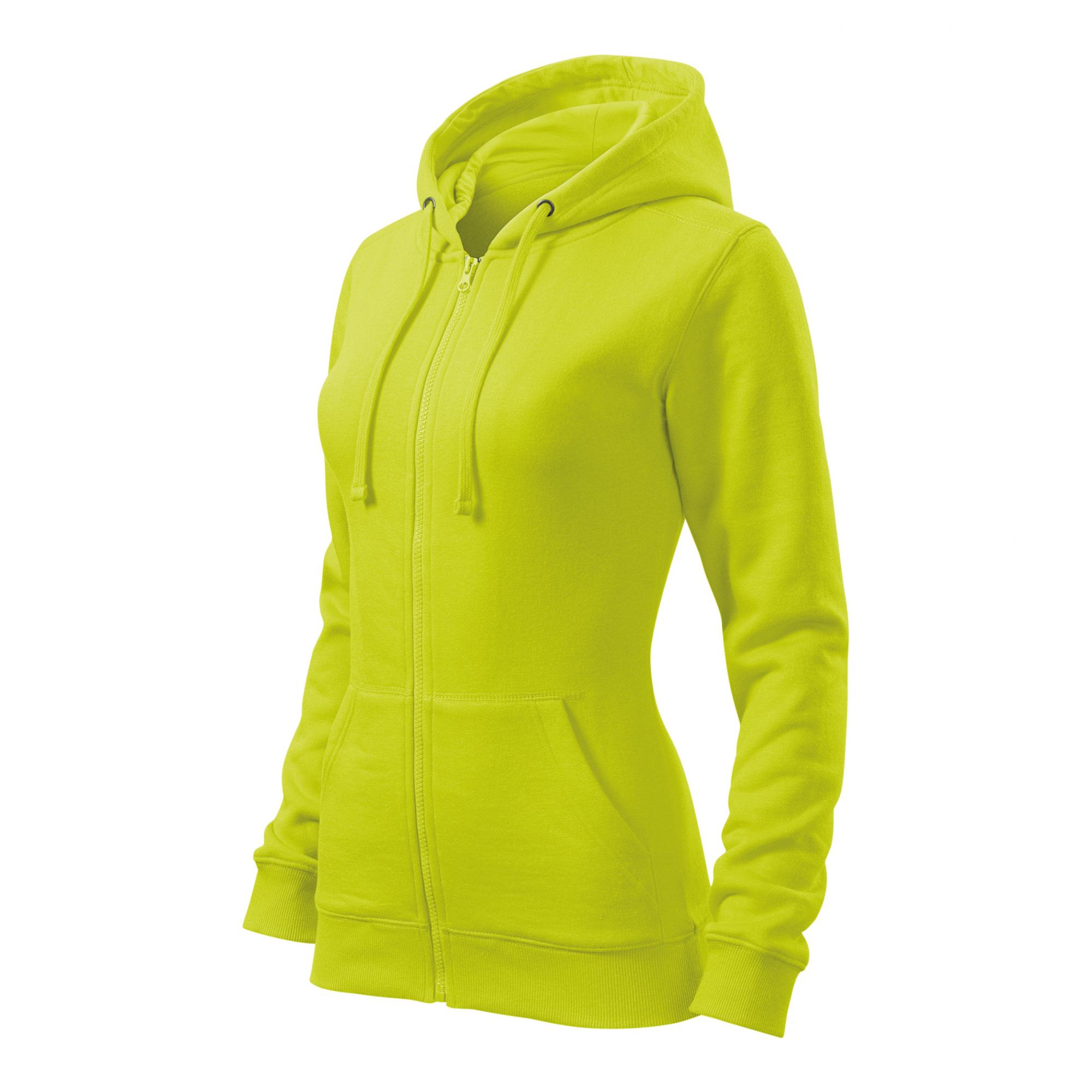 Hanorac pentru damă Trendy Zipper 411 Lime