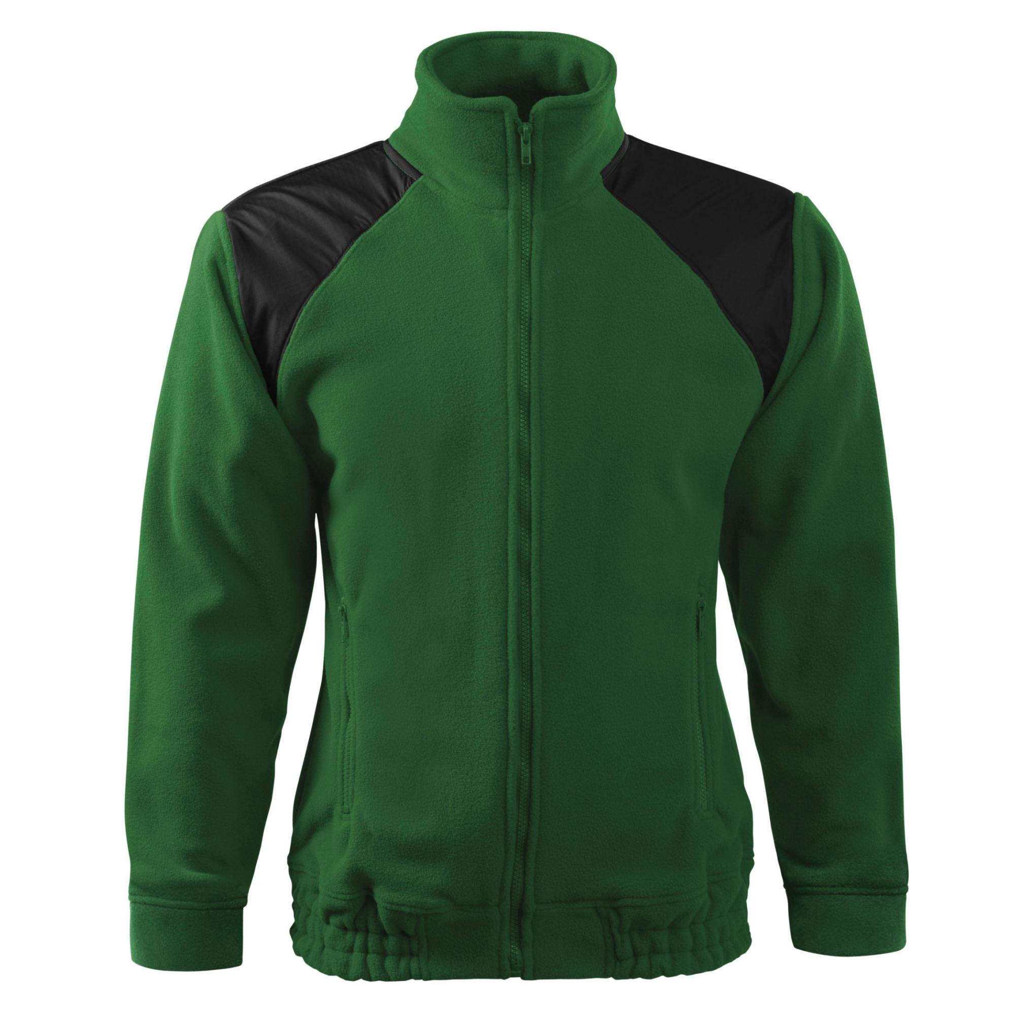 Jachetă fleece unisex Jacket Hi-Q 506 Verde sticla XL