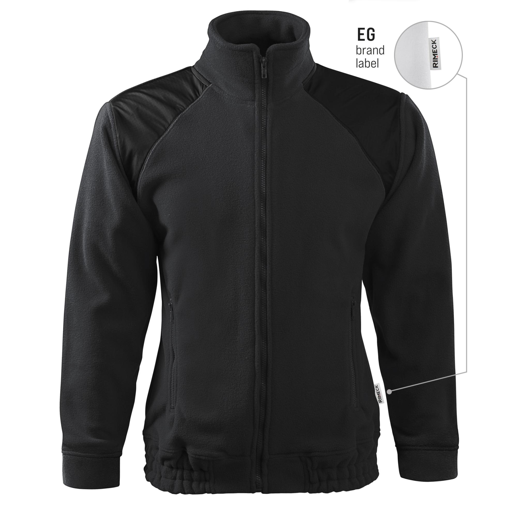Jachetă fleece unisex Jacket Hi-Q 506 ebony gray 94 (brand label) XL