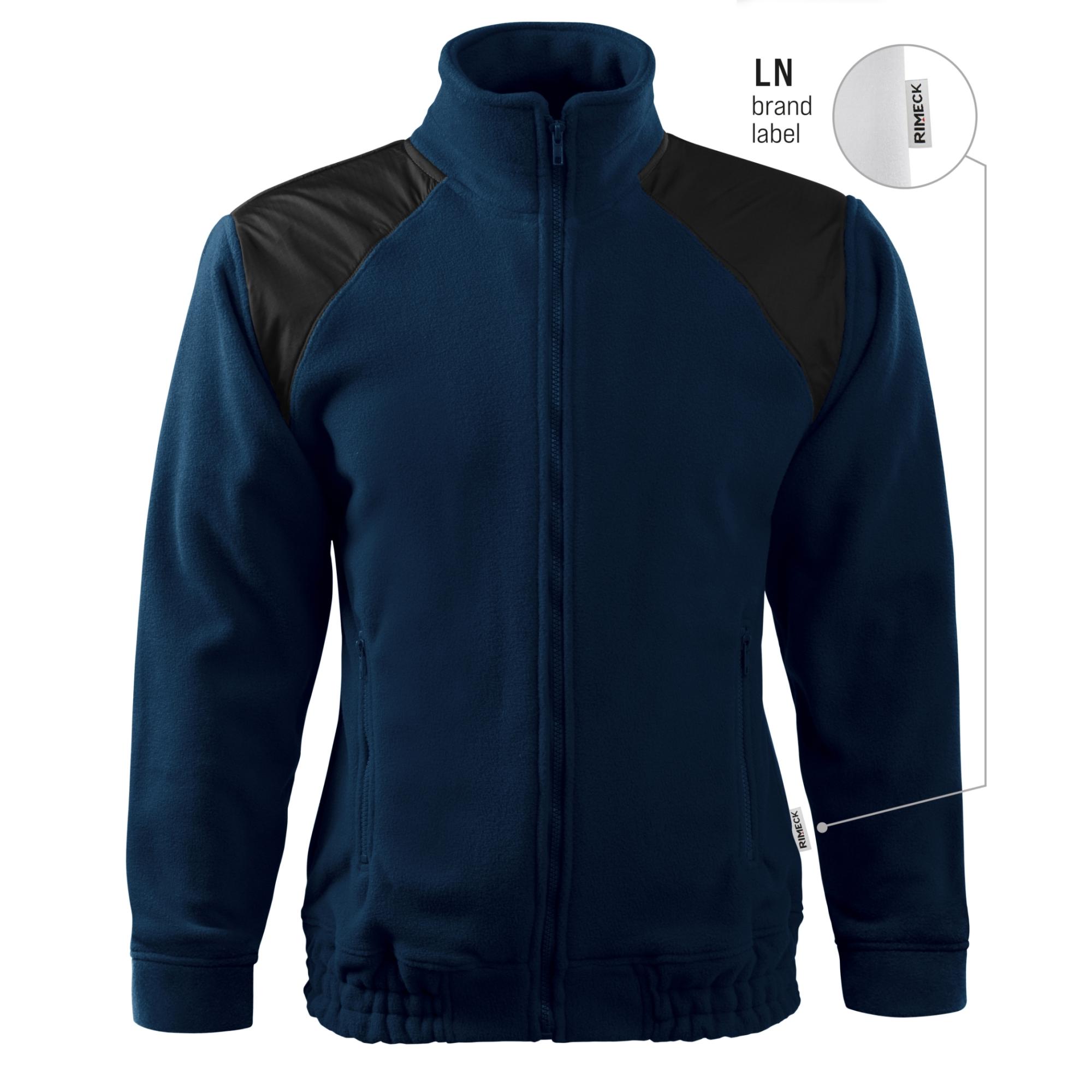 Jachetă fleece unisex Jacket Hi-Q 506 albastru marin 02 (brand label) 3XL