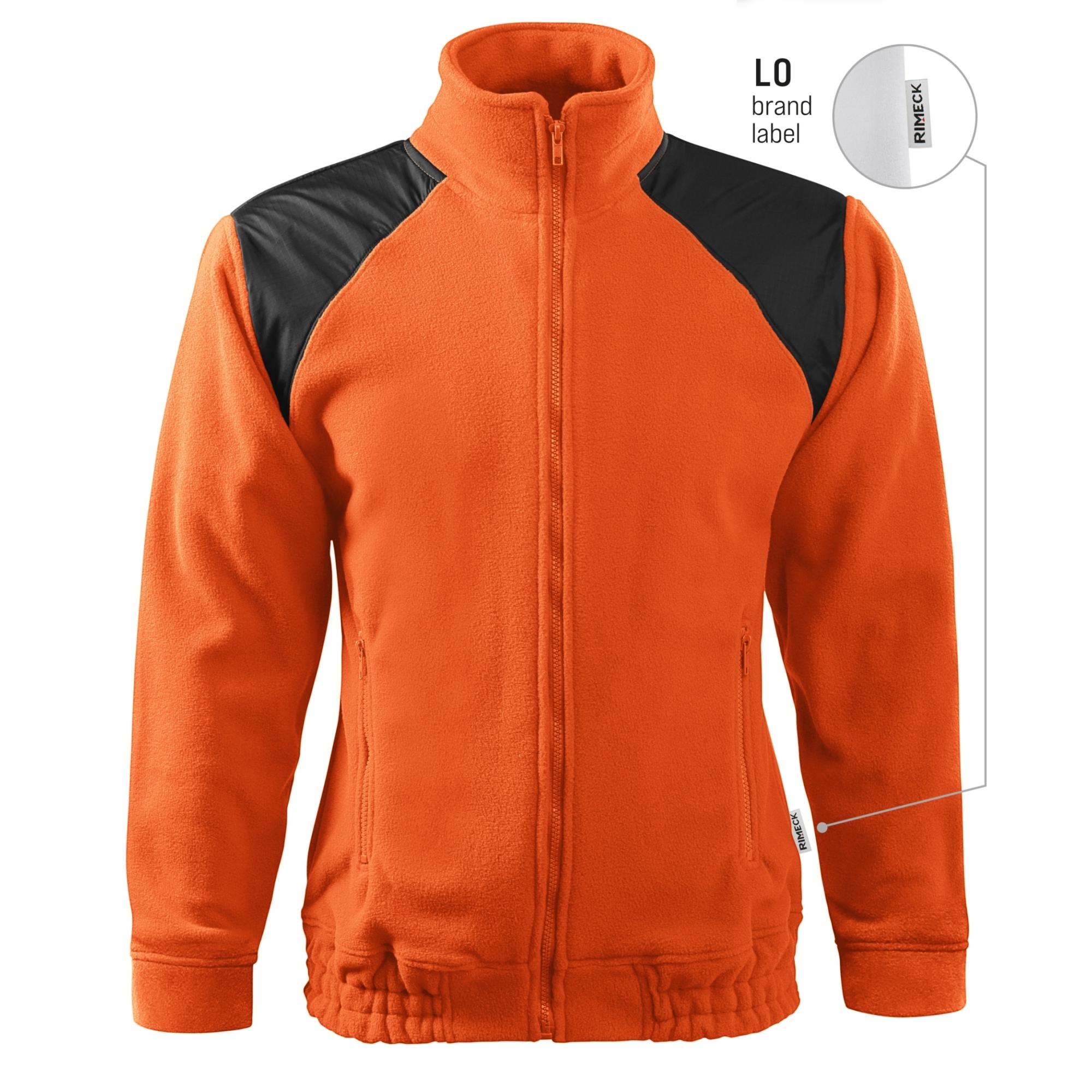 Jachetă fleece unisex Jacket Hi-Q 506 portocaliu 11 (brand label) L