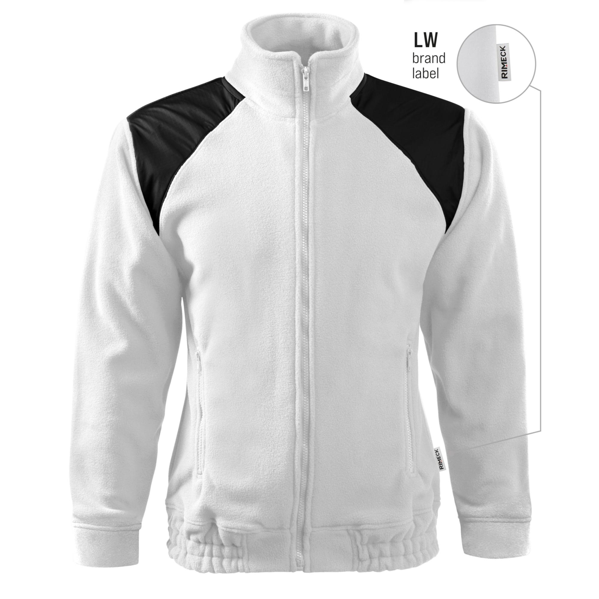 Jachetă fleece unisex Jacket Hi-Q 506 alb 00 (brand label) L