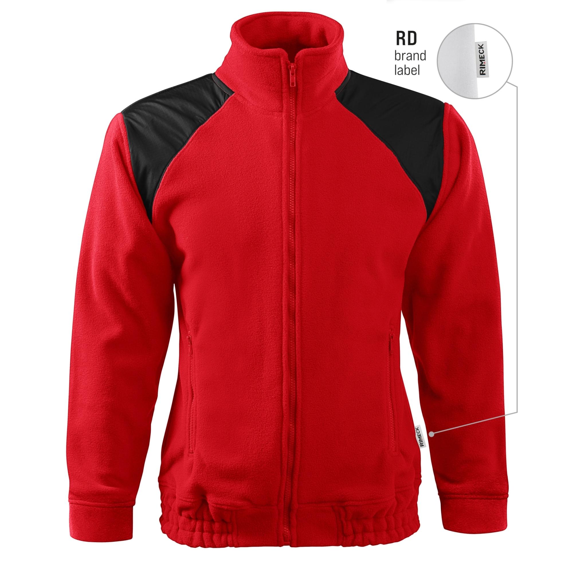 Jachetă fleece unisex Jacket Hi-Q 506 roşu 07 (brand label) M