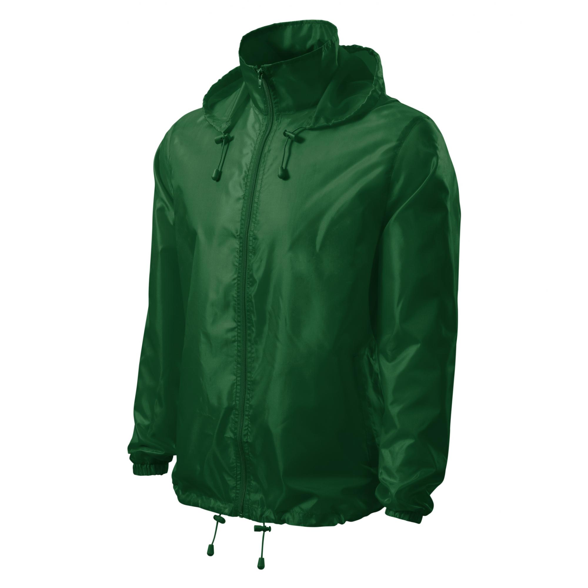Jachetă de protecţie împotriva vântului unisex Windy 524 Verde sticla
