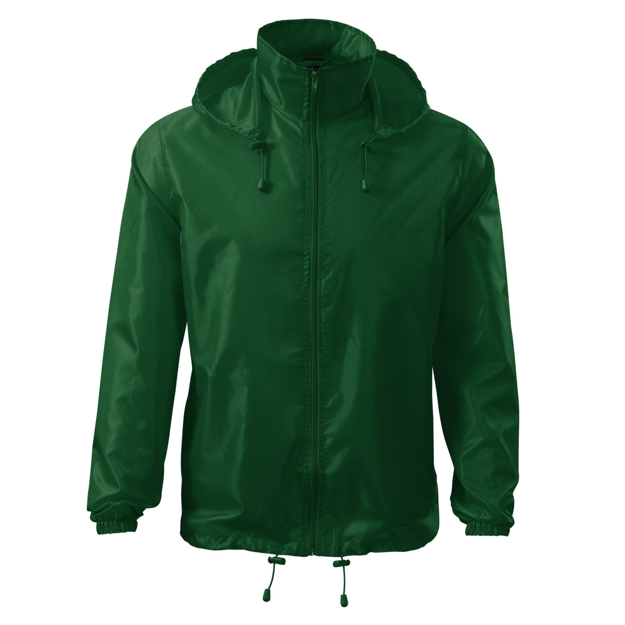 Jachetă de protecţie împotriva vântului unisex Windy 524 Verde sticla S