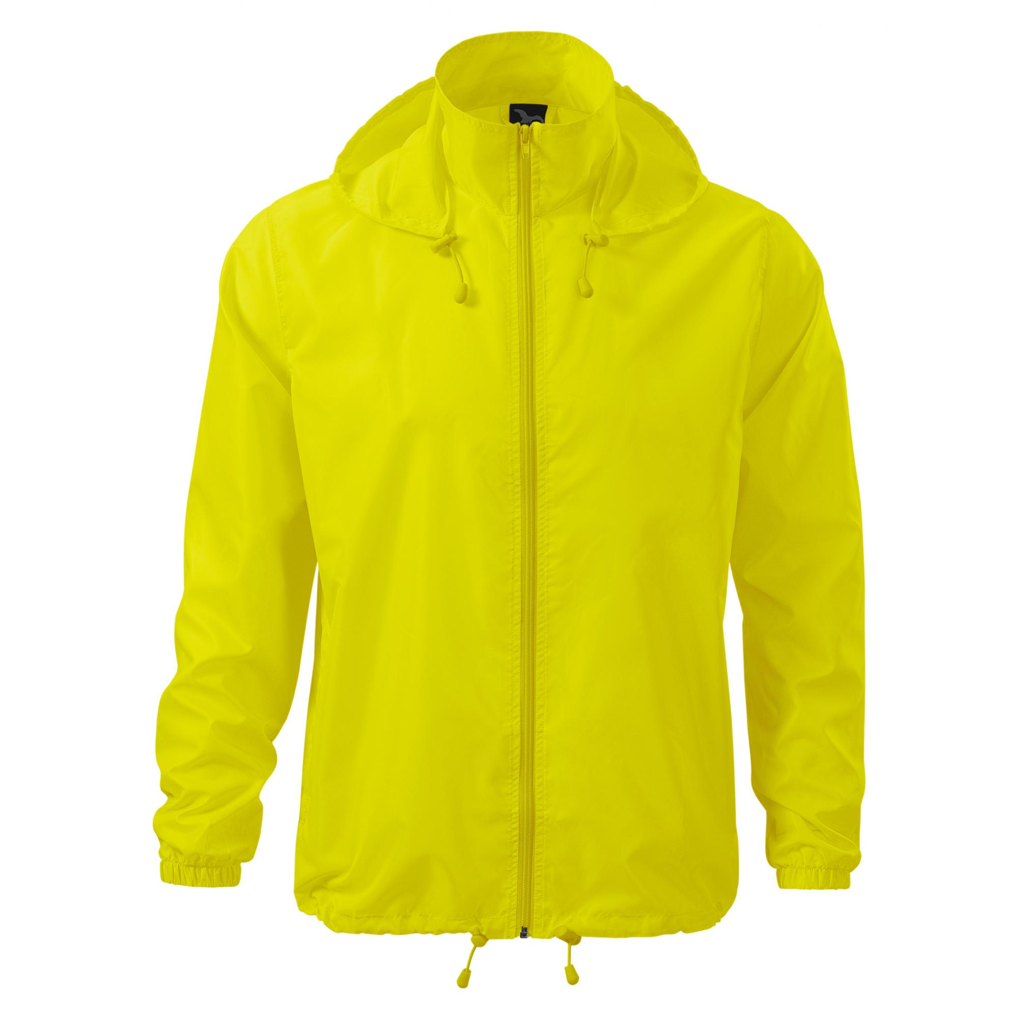 Jachetă de protecţie împotriva vântului unisex Windy 524 Galben neon XXL