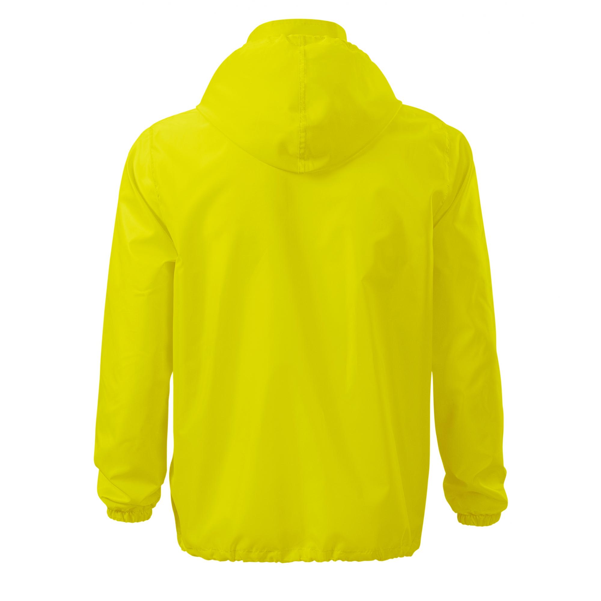 Jachetă de protecţie împotriva vântului unisex Windy 524 Galben neon XXL