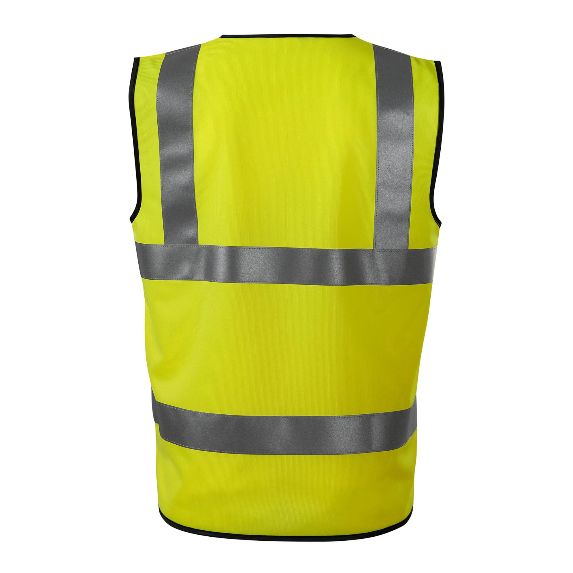 Vestă reflectorizantă unisex HV Bright 9V3 Galben XXL