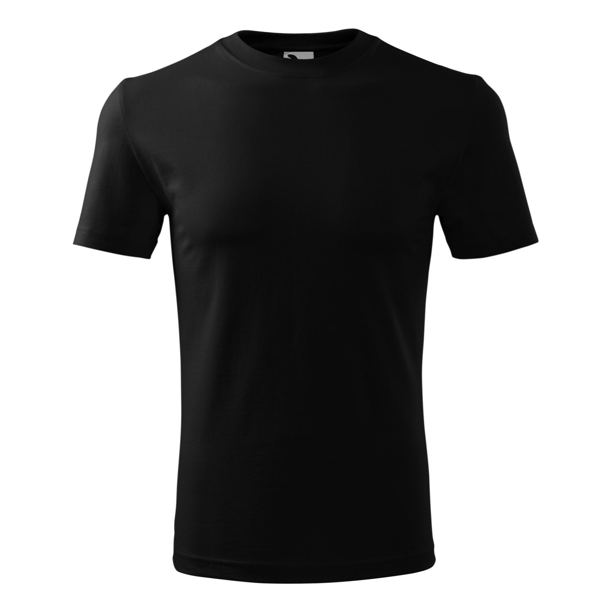 Tricou pentru bărbaţi Classic New 132 Negru XXL