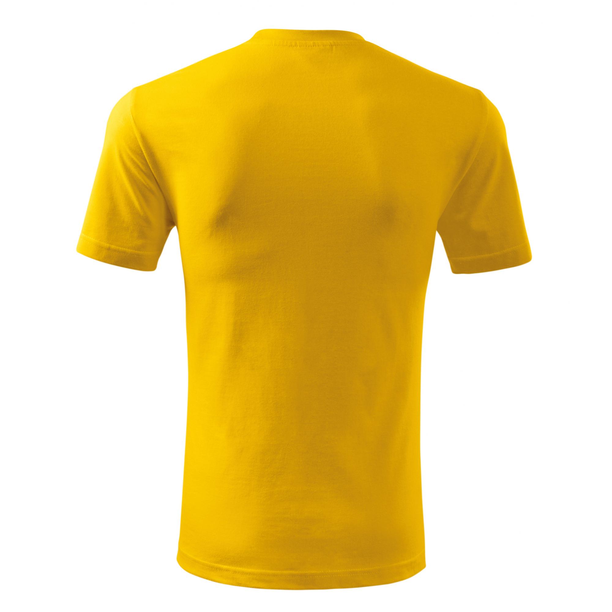 Tricou pentru bărbaţi Classic New 132 Galben S