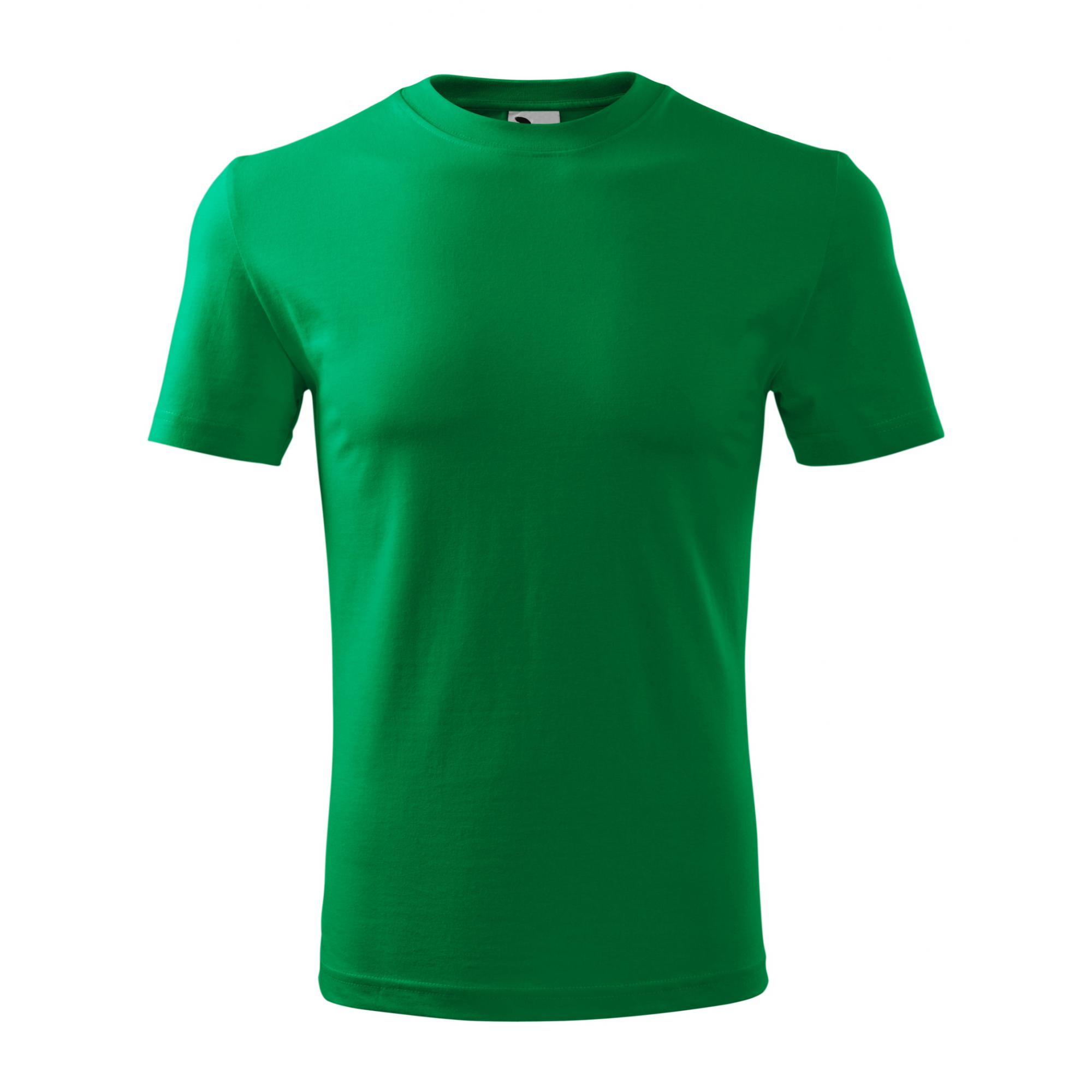 Tricou pentru bărbaţi Classic New 132 Verde mediu 3XL