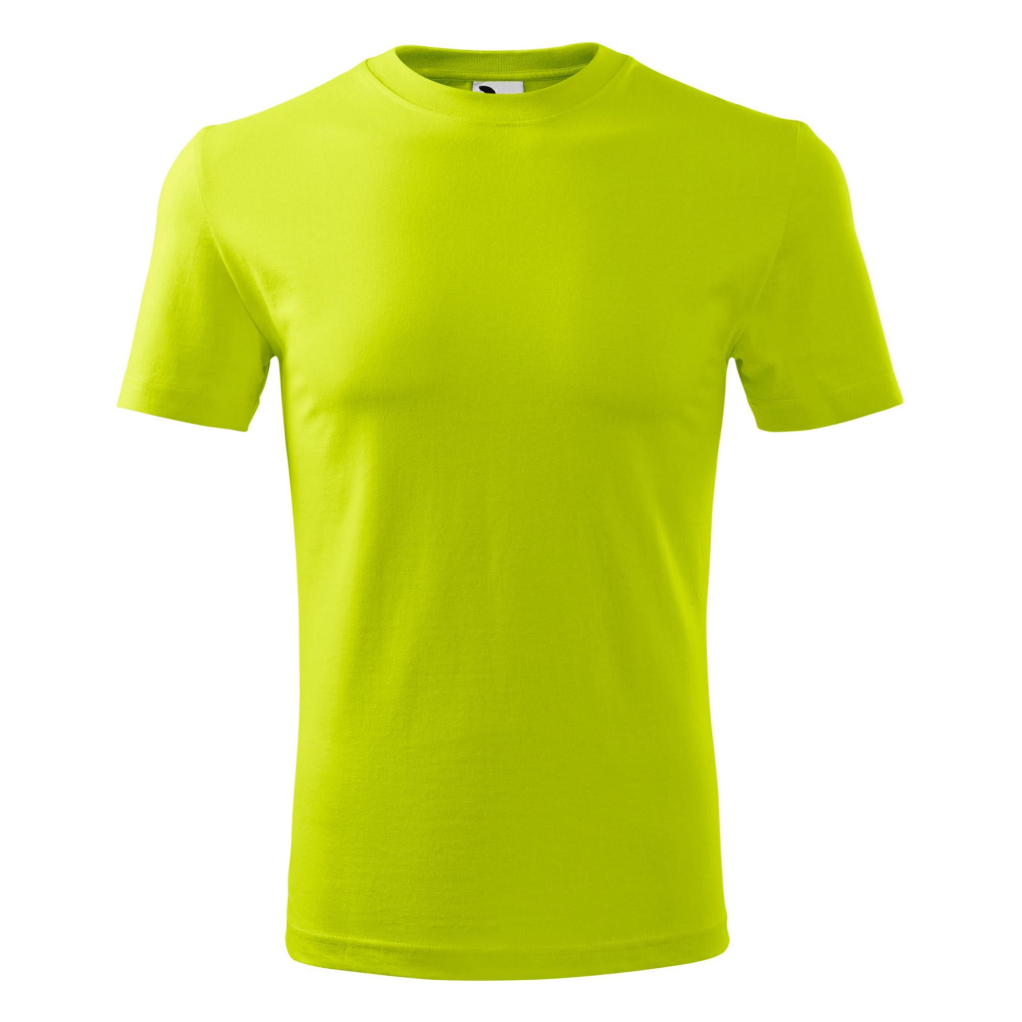 Tricou pentru bărbaţi Classic New 132 Lime S