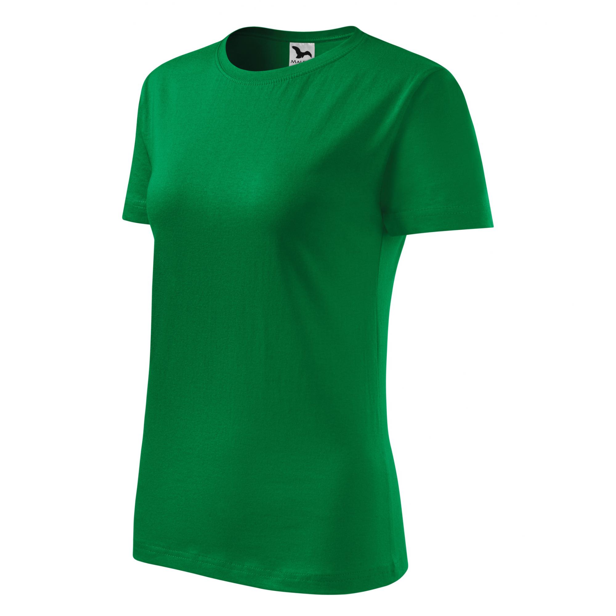 Tricou pentru damă Classic New 133 Verde mediu L